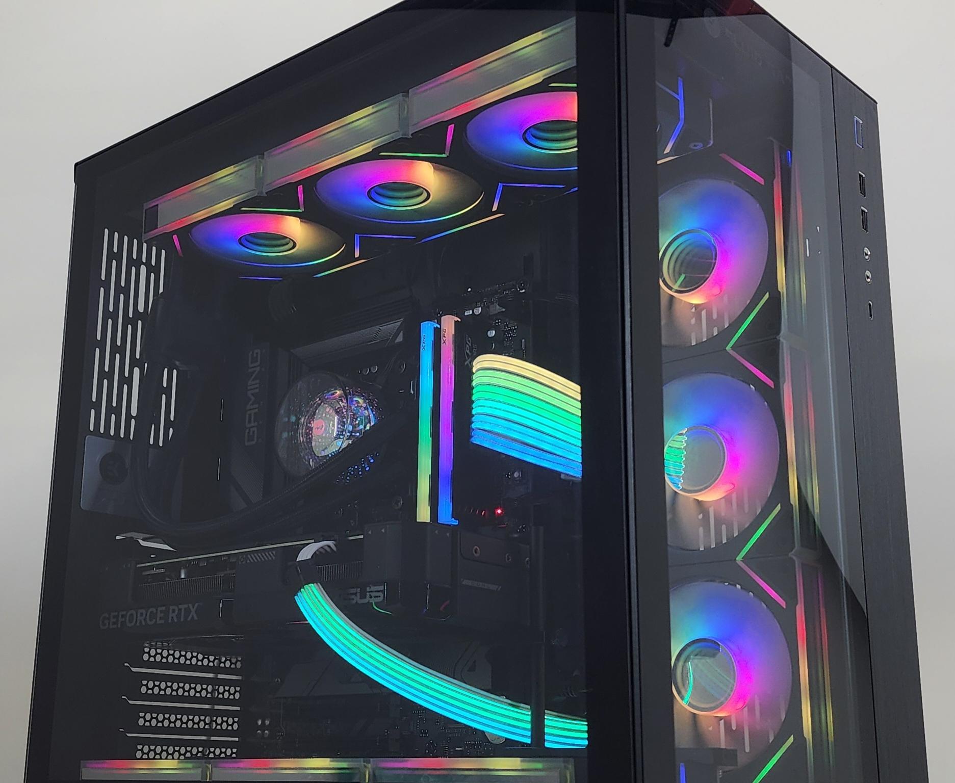 Gaming PC Ryzen 7 7700X 32GB RAM 1TB SSD RTX 4070 12GB Windows 11 Computer