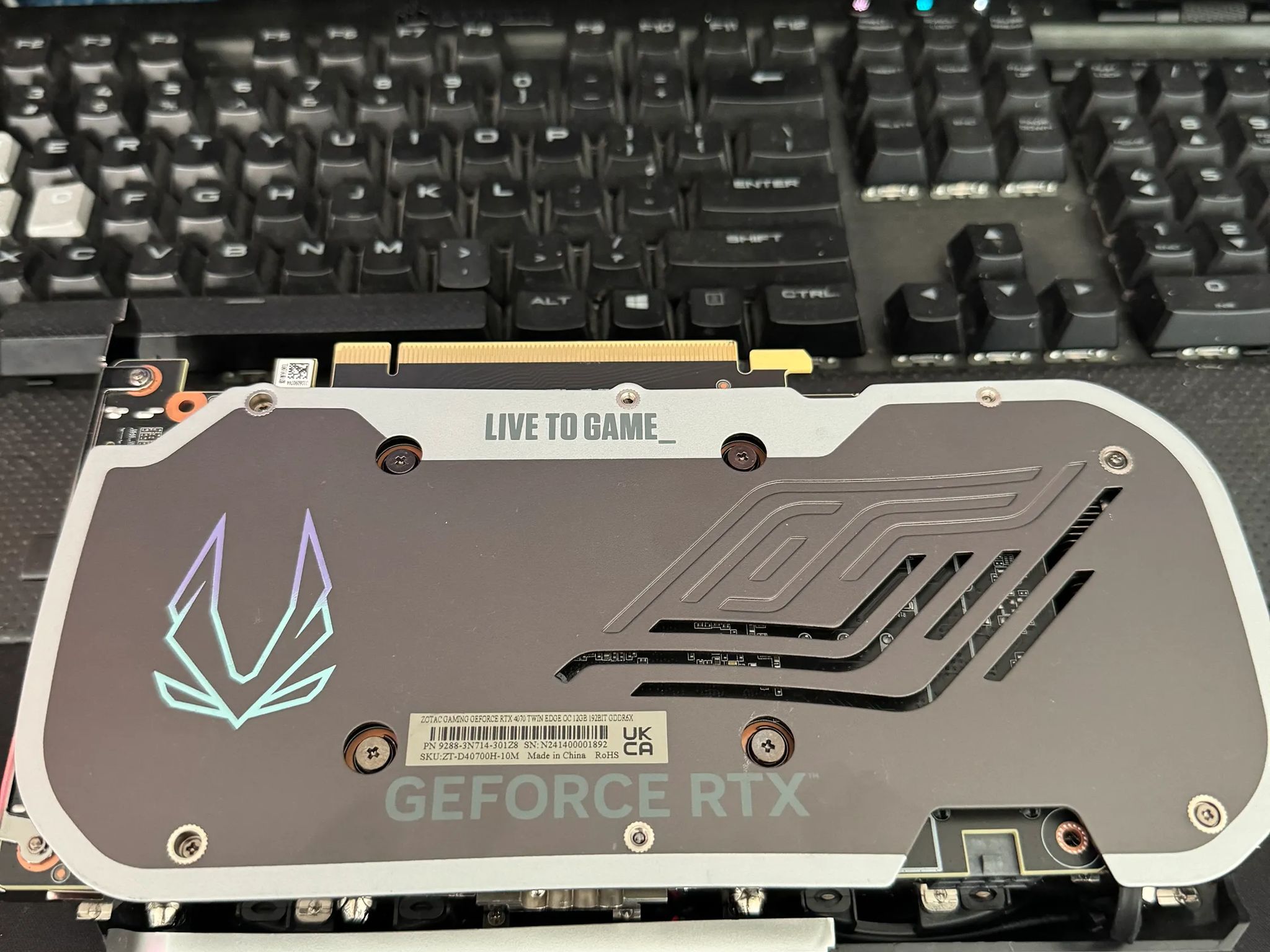 ZOTAC Gaming GeForce RTX 4070 Twin Edge OC DLSS 3 12GB GDDR6