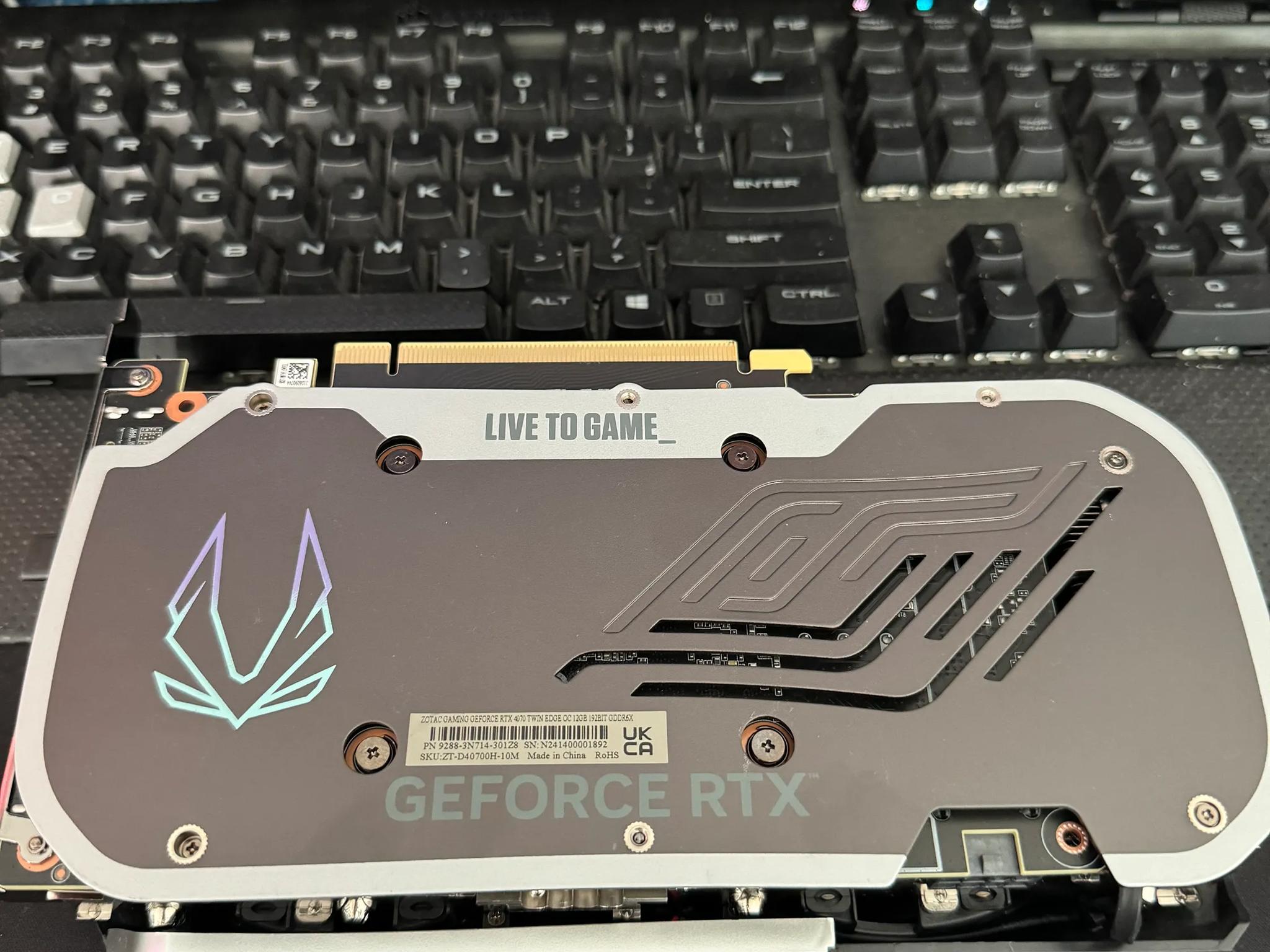ZOTAC Gaming GeForce RTX 4070 Twin Edge OC DLSS 3 12GB GDDR6