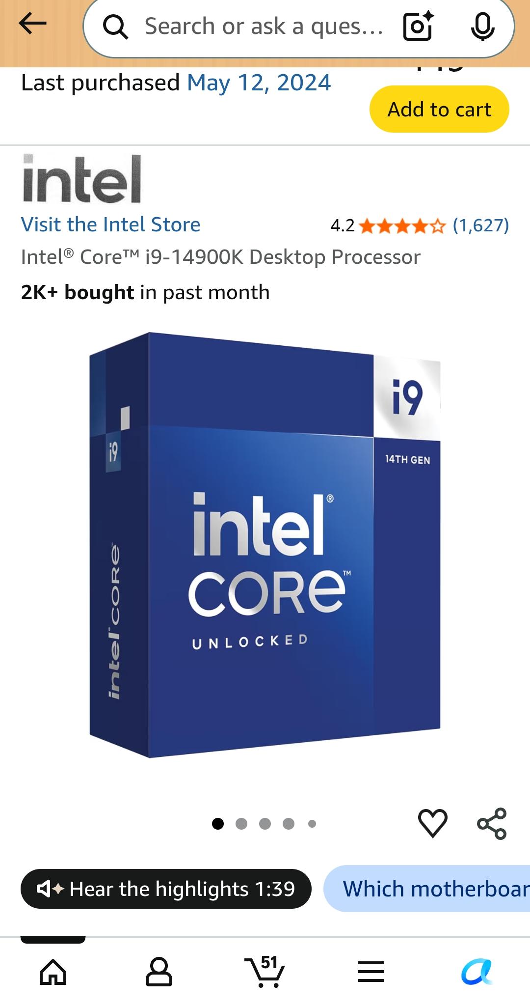 Intel Core i9-14900K