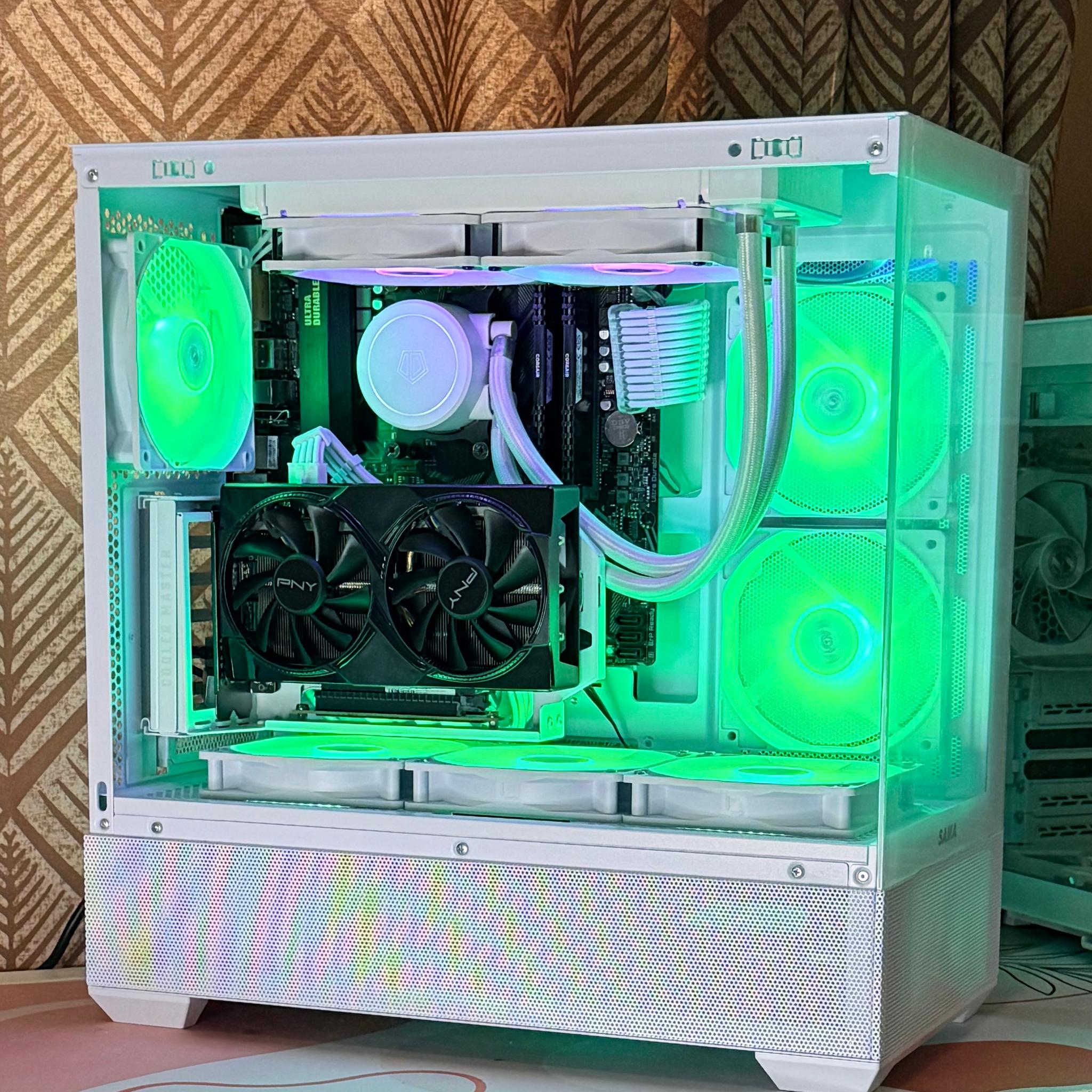 RTX 5060 + Ryzen 7 5700G Gaming PC | 🤍 FrostLine ⚡