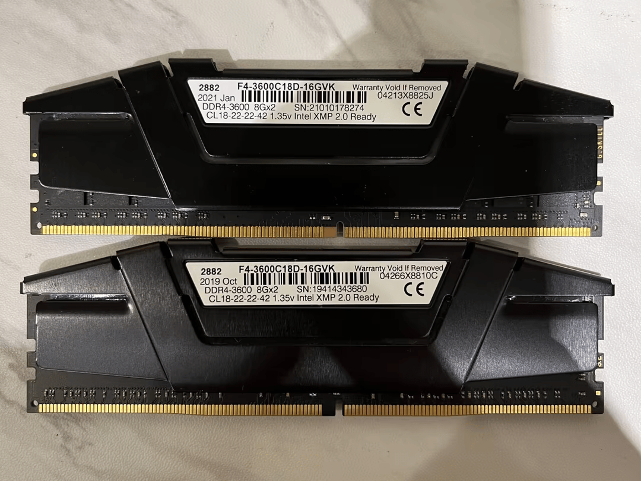 G.Skill Ripjaws V Series 16GB 288-Pin DDR4 3600 Desktop Memory