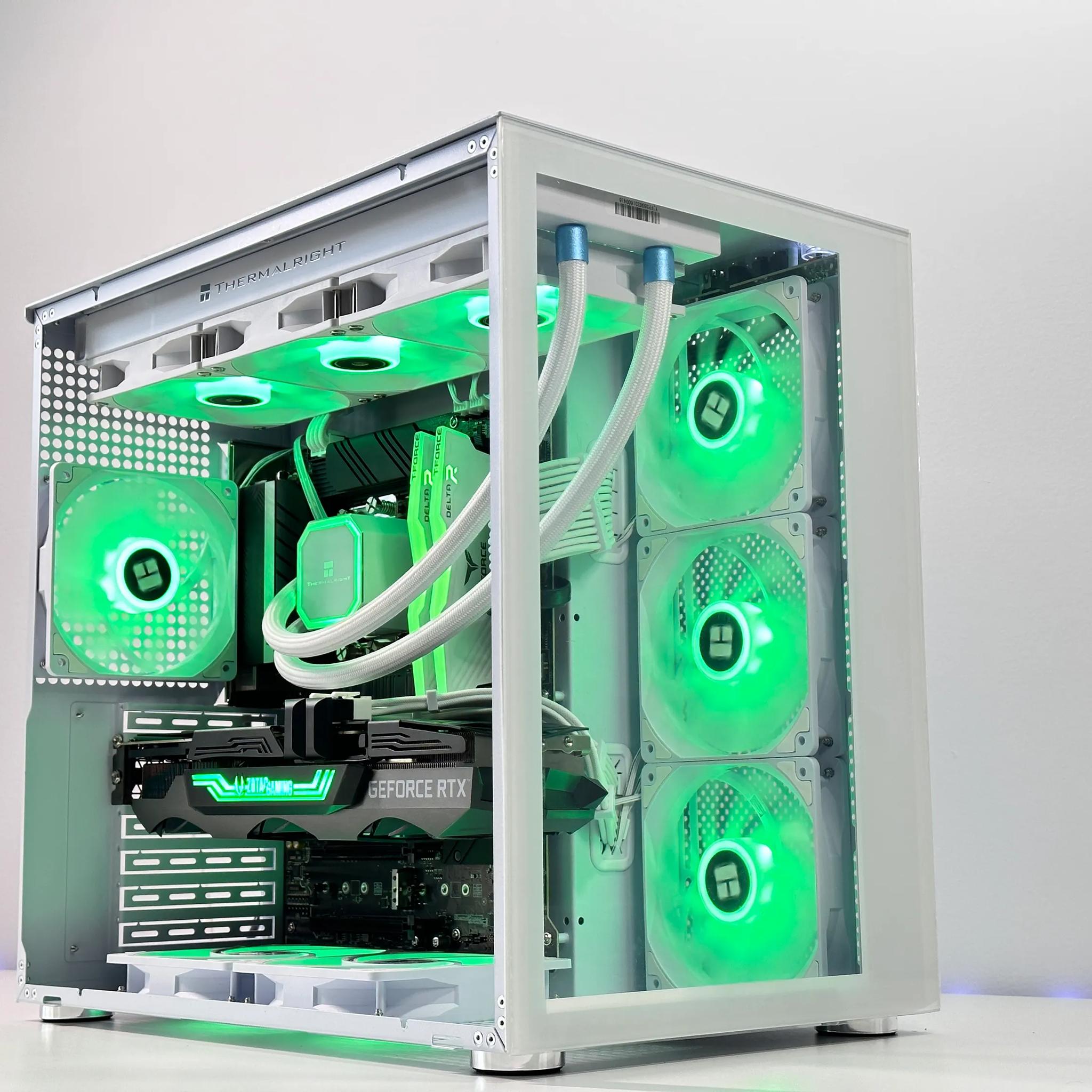 🫗4k Liquid Cooled Gaming PC🫗 Nvidia RTX 3080 10GB❄️Intel 12600k 10Cores❄️32GB DDR4❄️1TB NVME