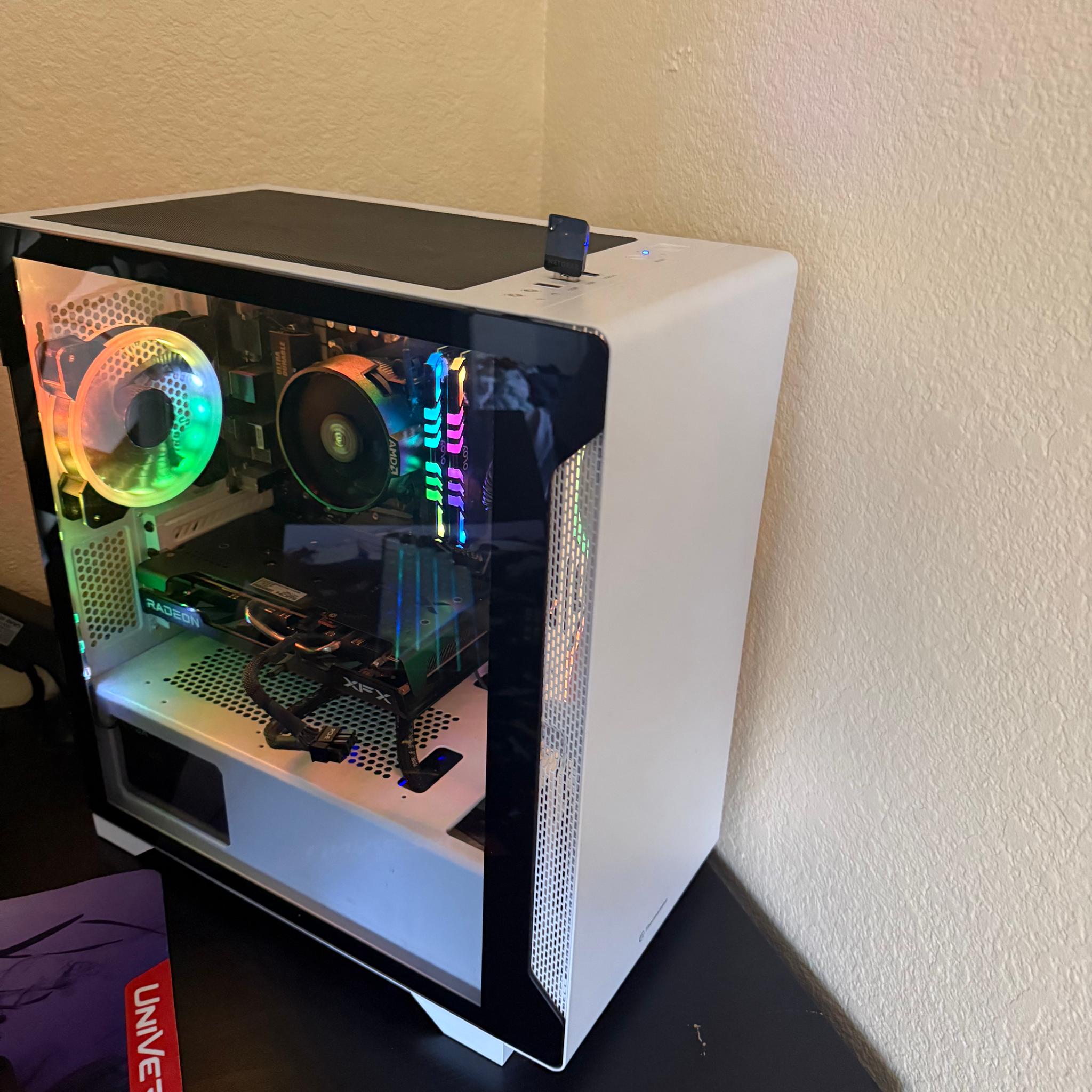Radeon RX 6500 XT Custom Gaming PC - Ryzen 5 4500, 16GB RAM, 512GB SSD
