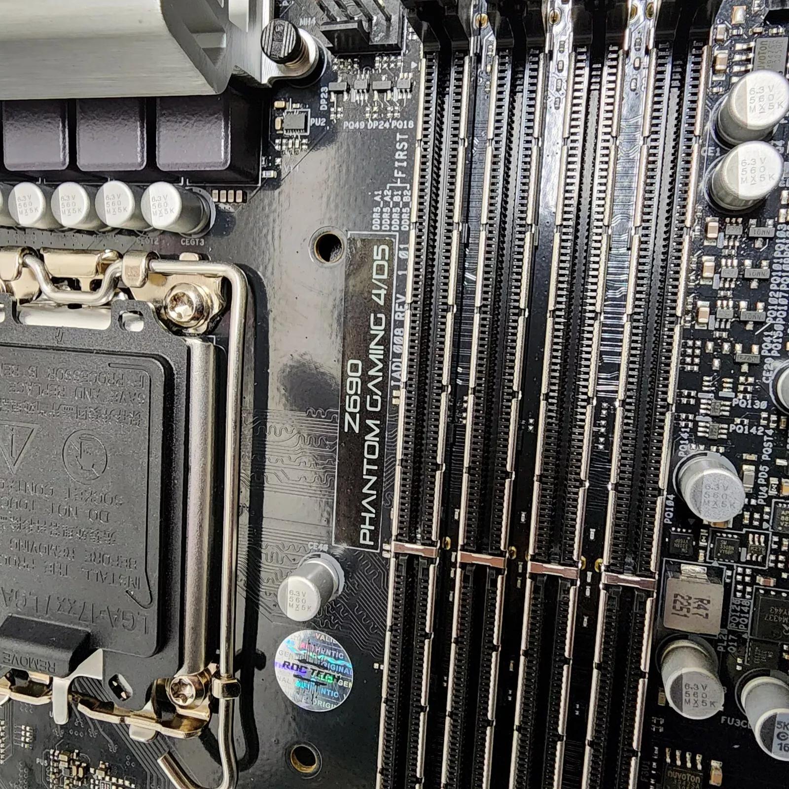 UPDATED BIOS ASRock Z690 Phantom Gaming 4/D5 LGA1700 DDR5 MOTHERBOARD