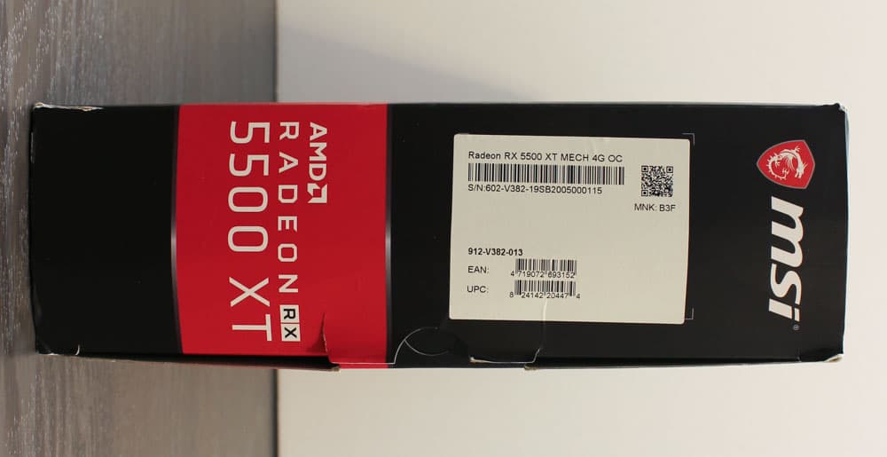 MSI Radeon RX 5500 XT MECH 4G OC - Used