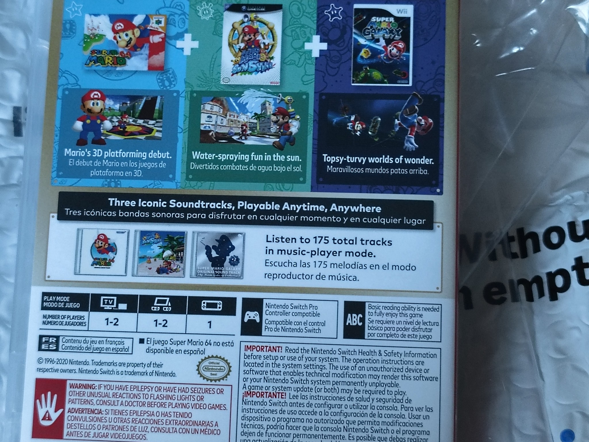 Super Mario 3d All Stars (Nintendo Switch)