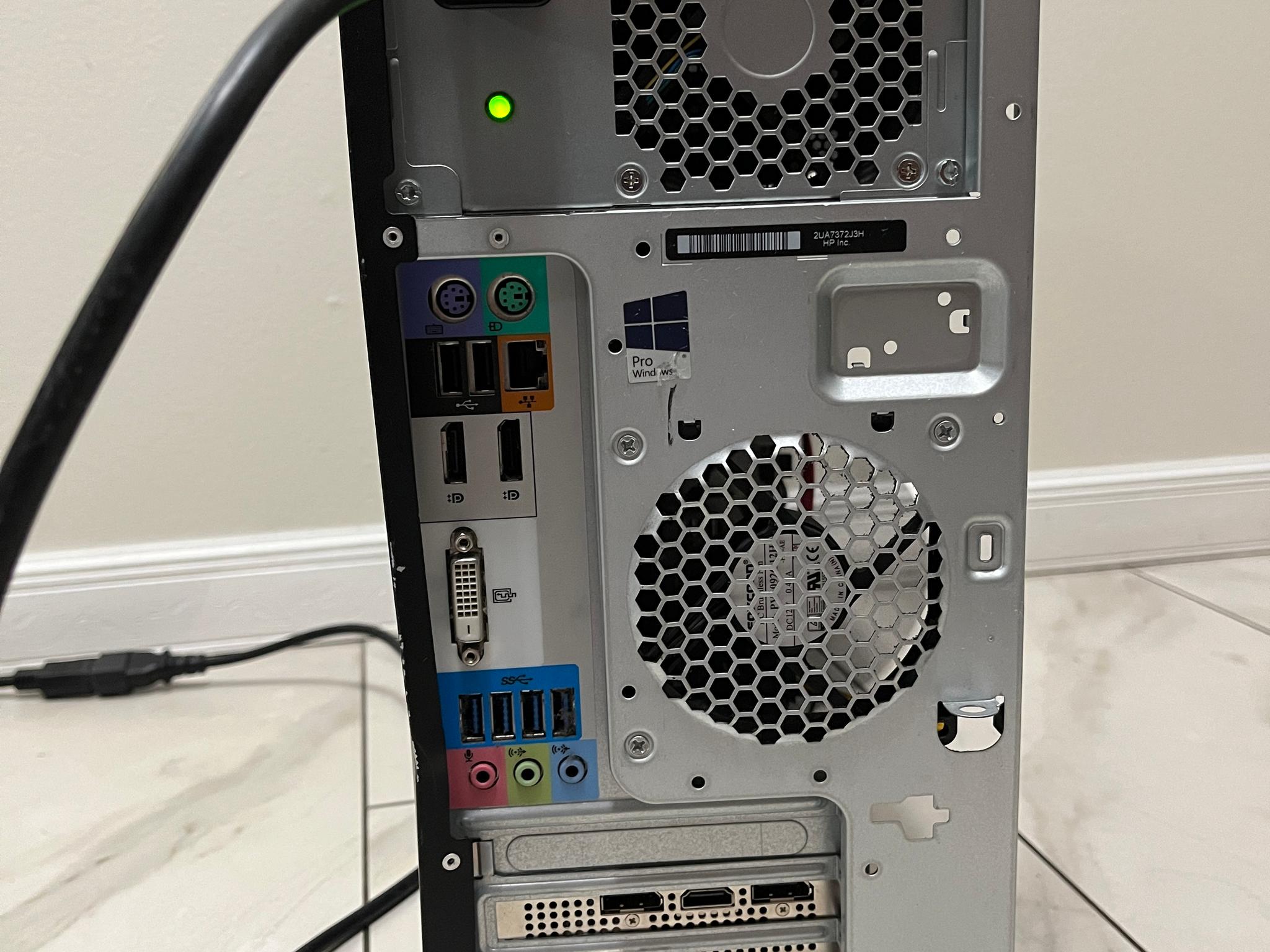 NVIDIA RTX 2070, Intel i7-6700, 16GB RAM, 750GB Storage - HP Z240 Gaming PC w/Wi-Fi & BT