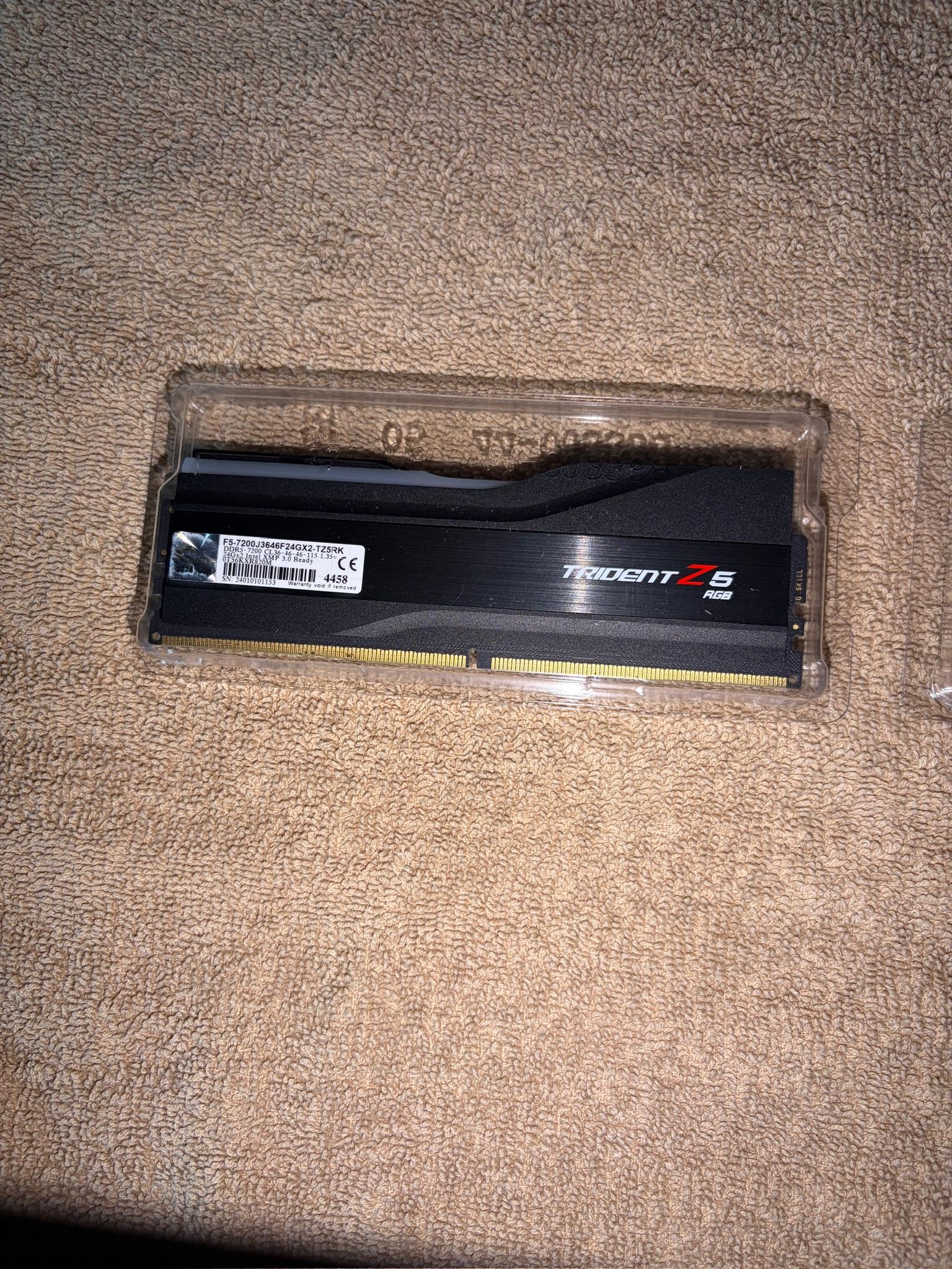 G.Skill 48GB DDR5-7200 MT/s XMP RAM