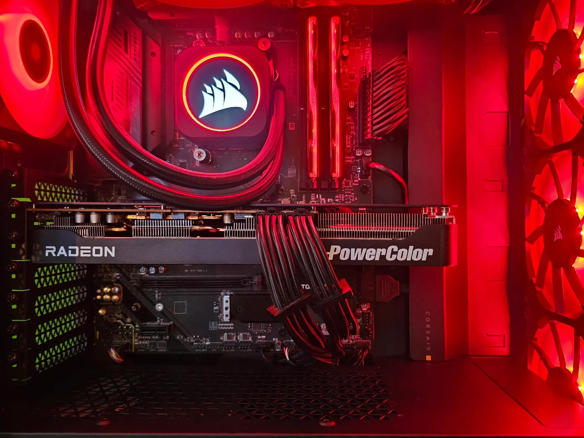 AMD Ryzen 7 9700X; Radeon RX 9070 XT; 64GB DDR5-6000 RAM; 2TB SSD