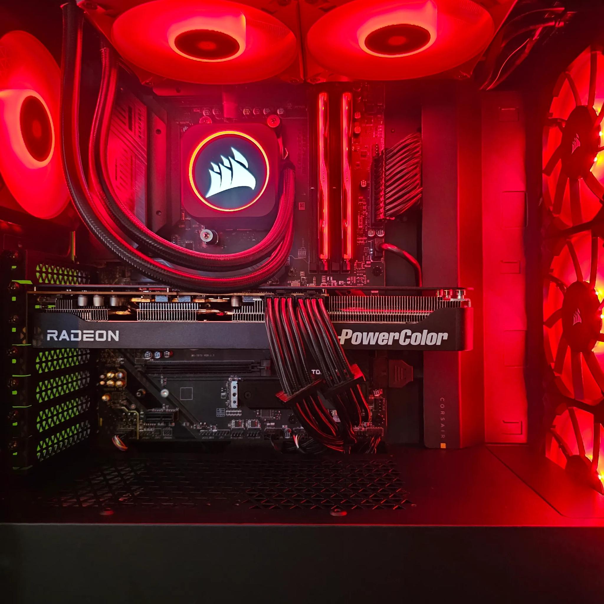 AMD Ryzen 7 9700X; Radeon RX 9070 XT; 64GB DDR5-6000 RAM; 2TB SSD