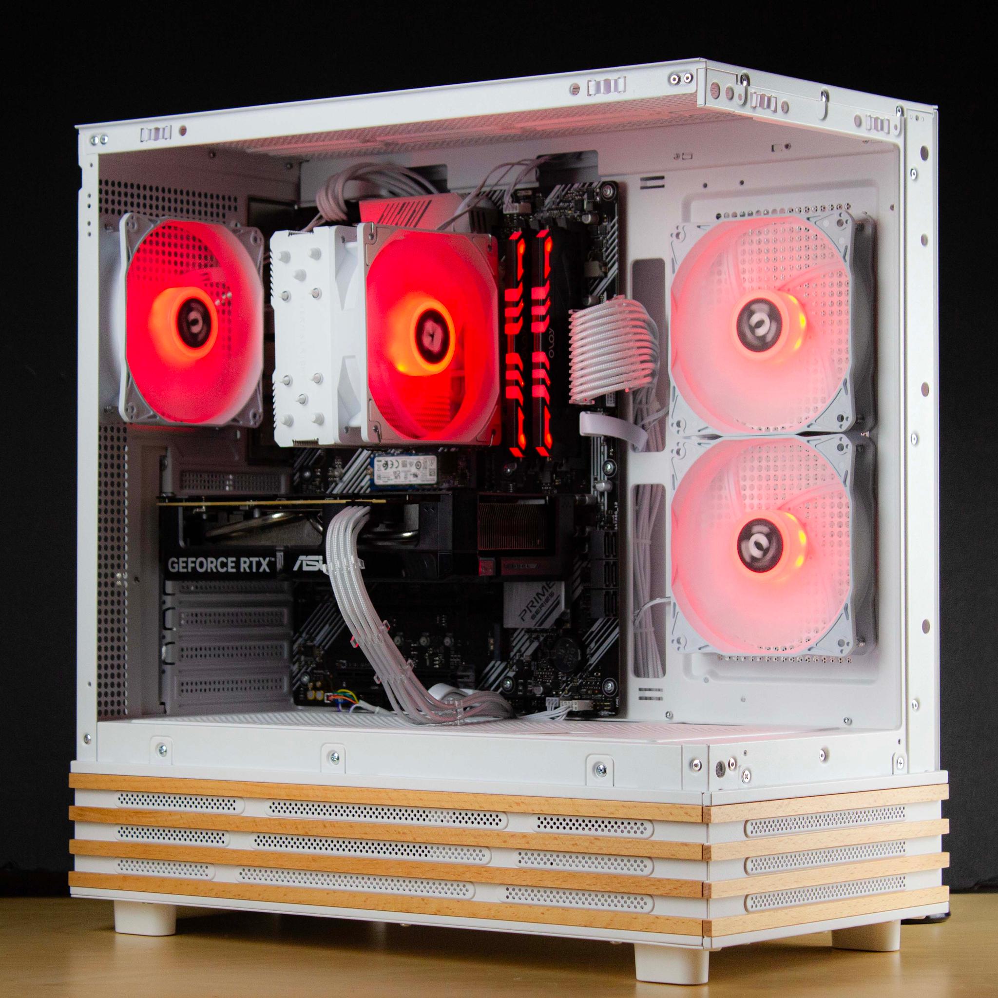 🧊❄️🧊 White Gaming PC – RTX 5060, Ryzen 5 5600, 16GB RAM, 1TB SSD - WiFi, BlueTooth 🧊❄️🧊