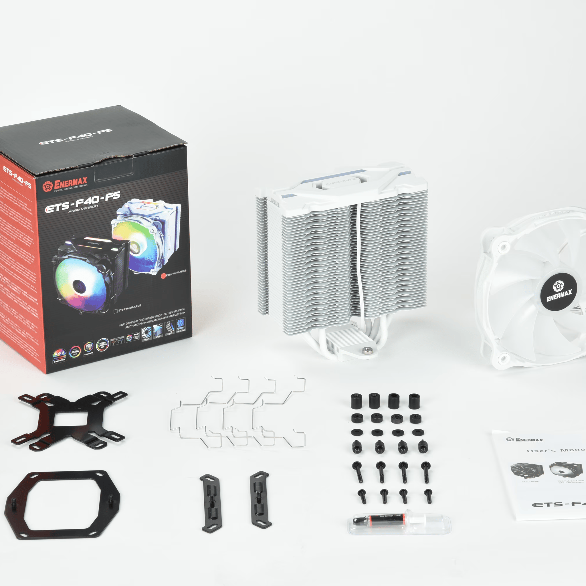 Enermax ETS-F40 140mm ARGB CPU Air Cooler -  LGA 1700 & AM5 Kit Included