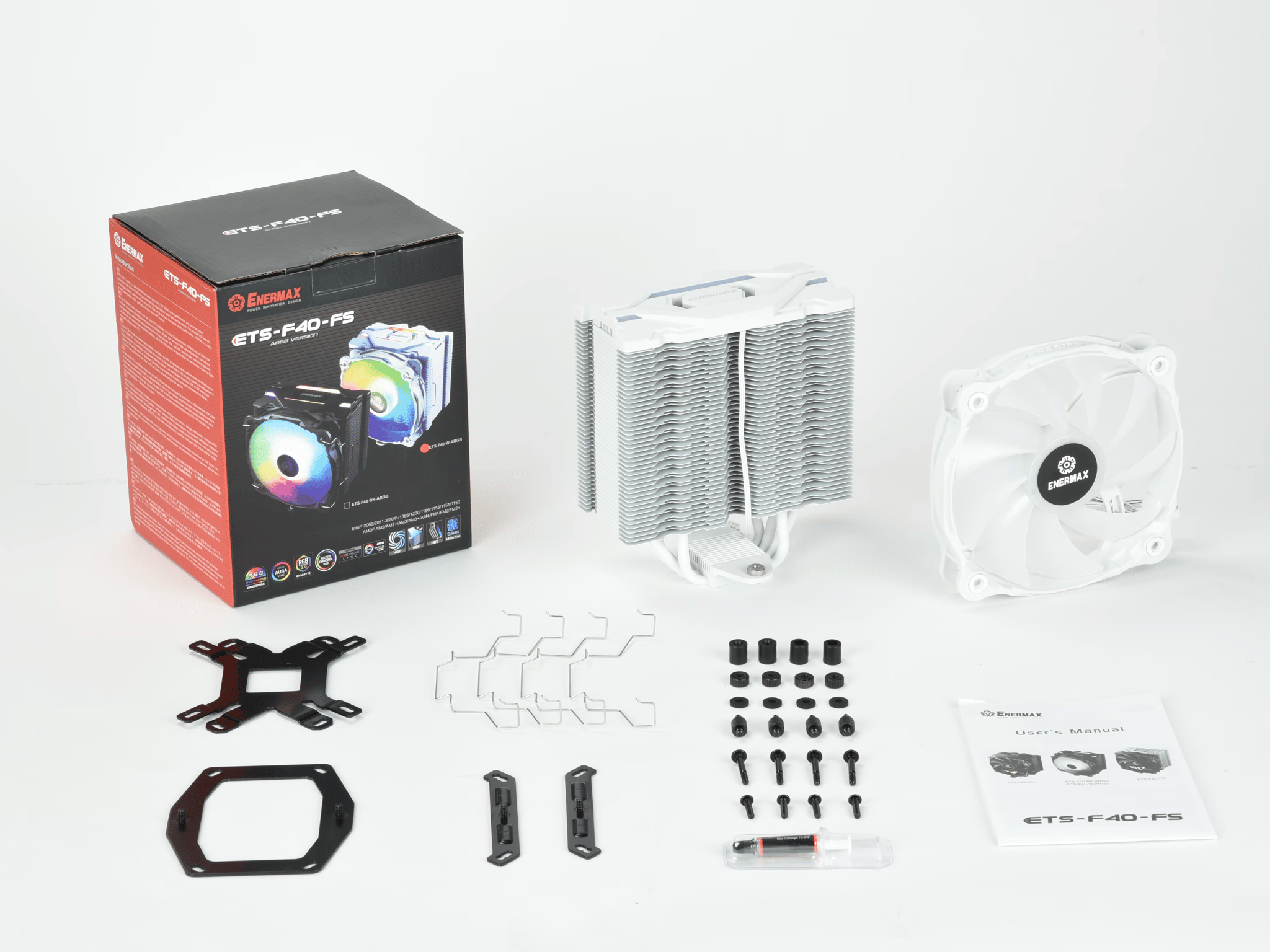 Enermax ETS-F40 140mm ARGB CPU Air Cooler -  LGA 1700 & AM5 Kit Included