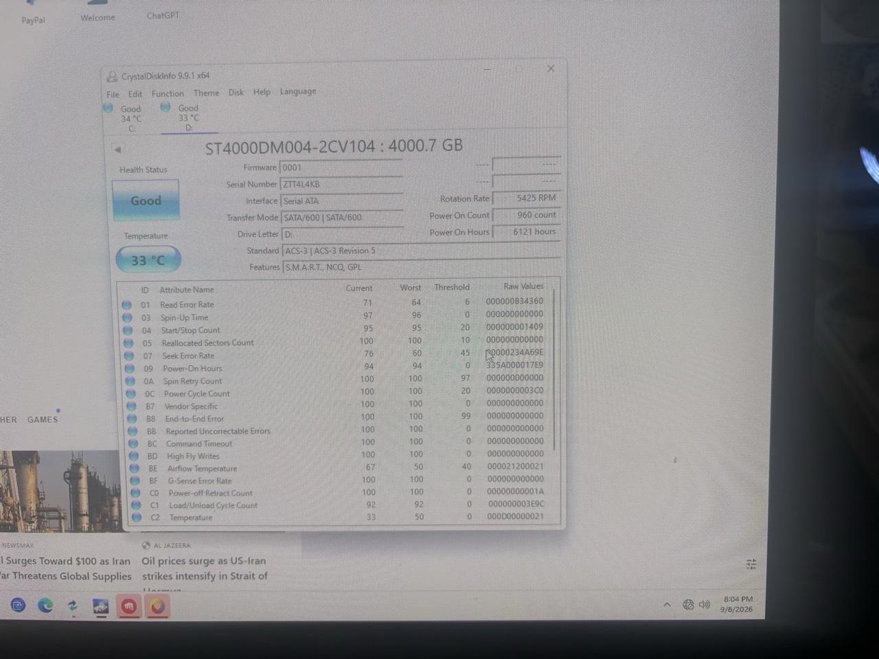 Seagate Enterprise Capacity 3.5 HDD v4 4TB