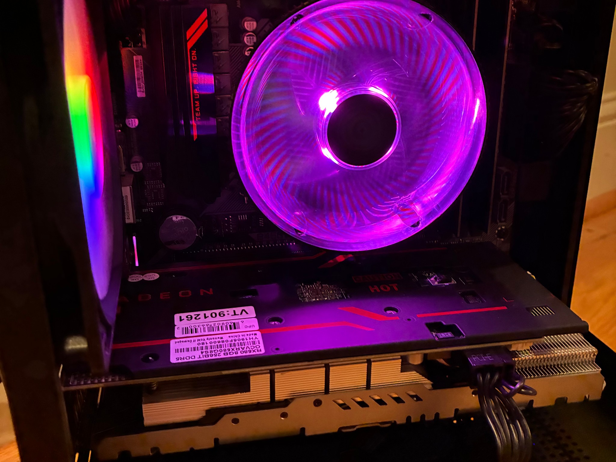R5 5600 RX 580 8GB CUSTOM GAMING PC 16GB DDR4 512GB SSD WIFI 6E RGB WINDOWS 10/11