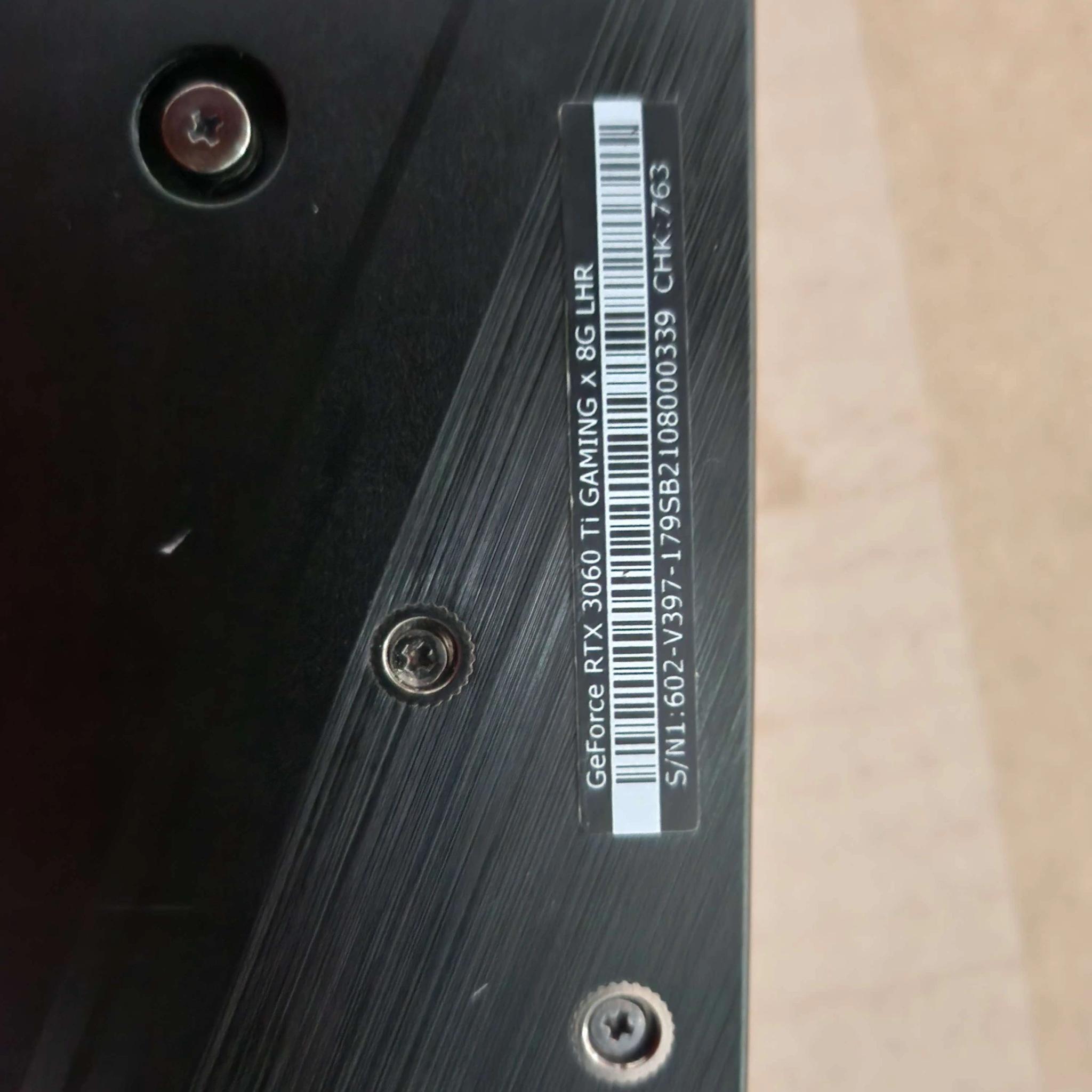 MSI NVIDIA Geforce RTX 3060 Ti 8GB LHR