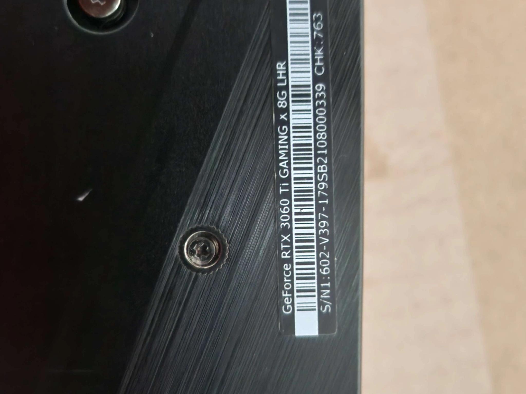 MSI NVIDIA Geforce RTX 3060 Ti 8GB LHR