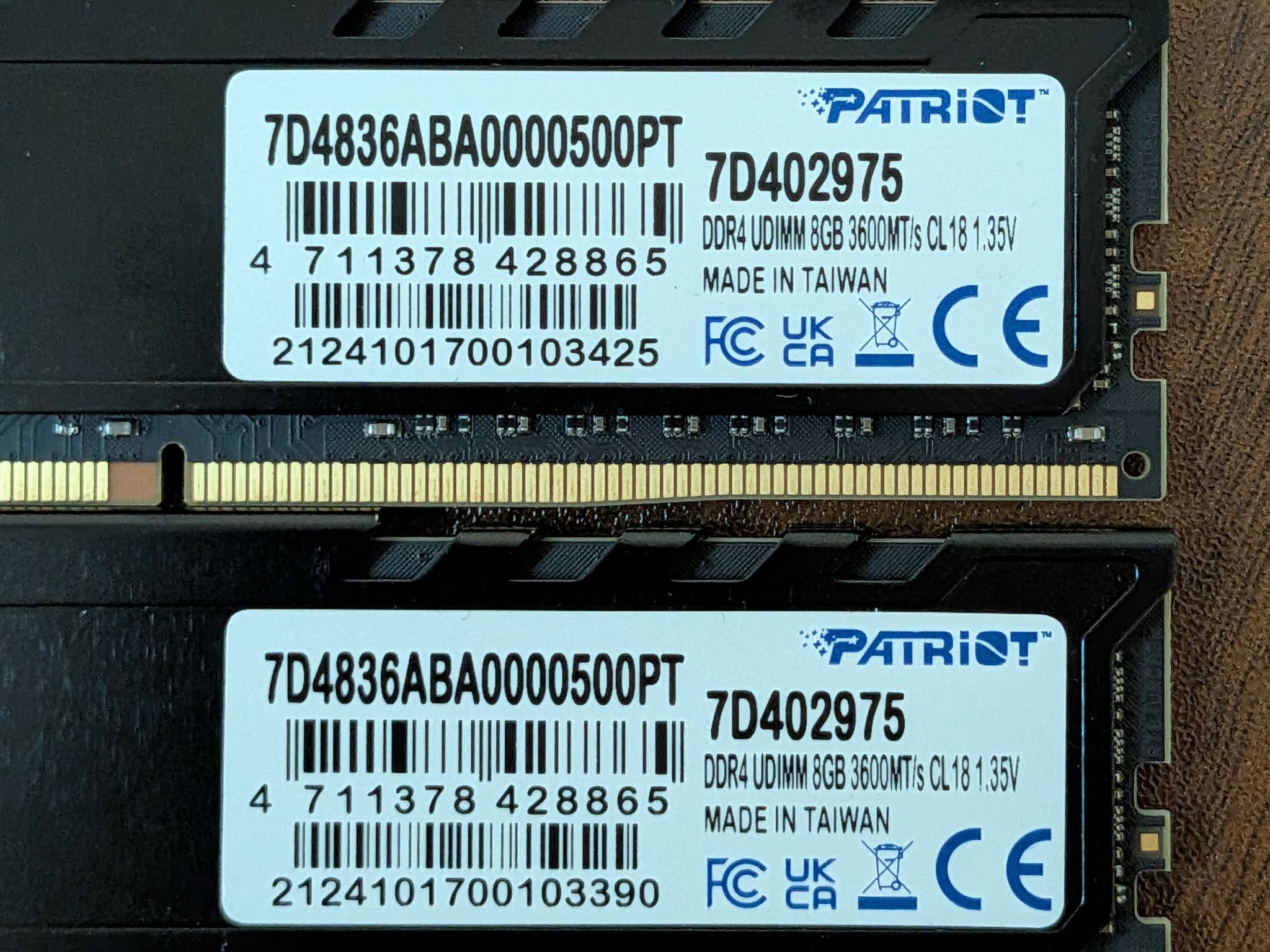 Patriot 16GB DDR4-3600MT/s