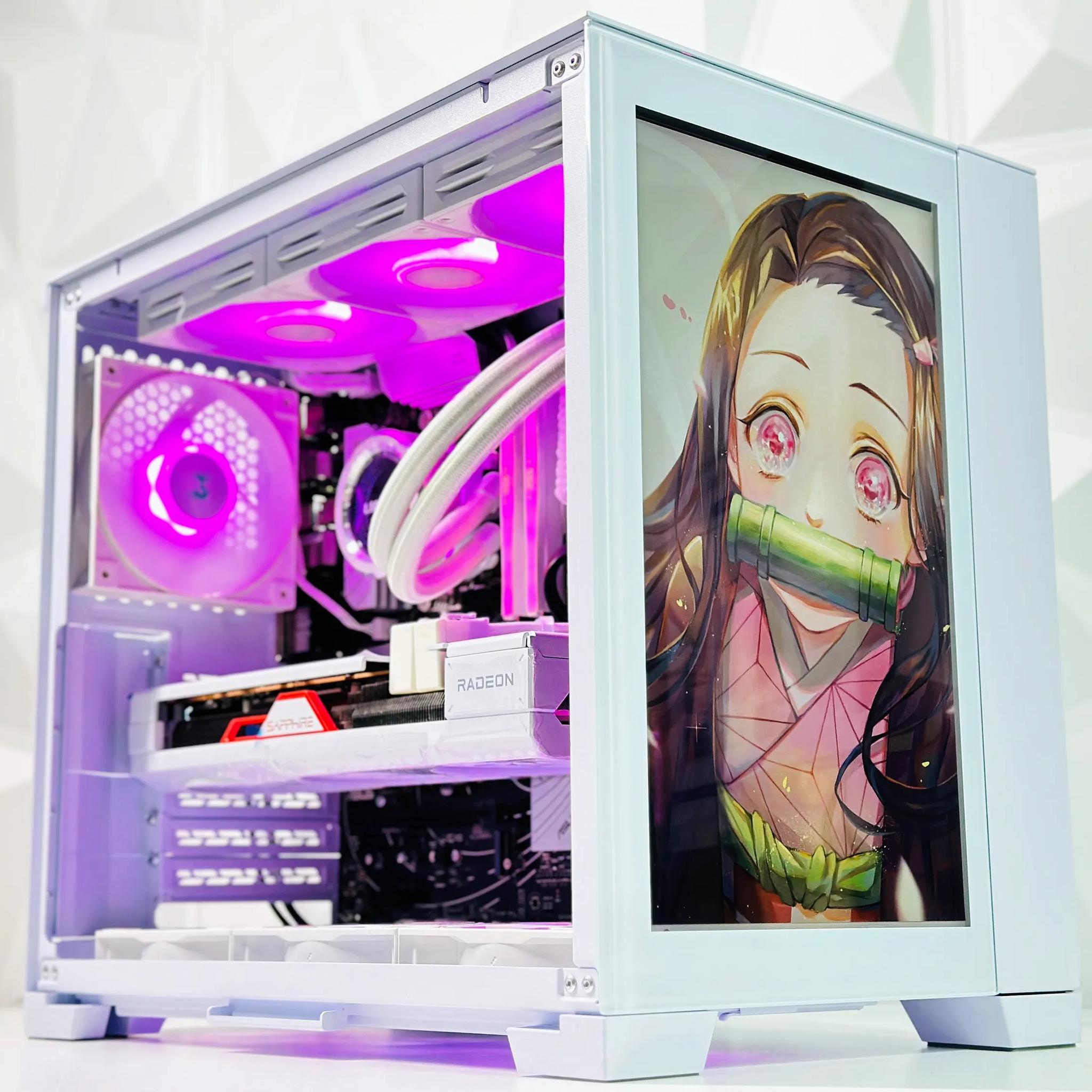 🎋🌸⚔️👺☁️Nezuko||Gaming PC-AMD RX 7800 XT 16GB❄️AMD Ryzen 5 7600 6 core❄️32GB DDR5❄️1TB NVME