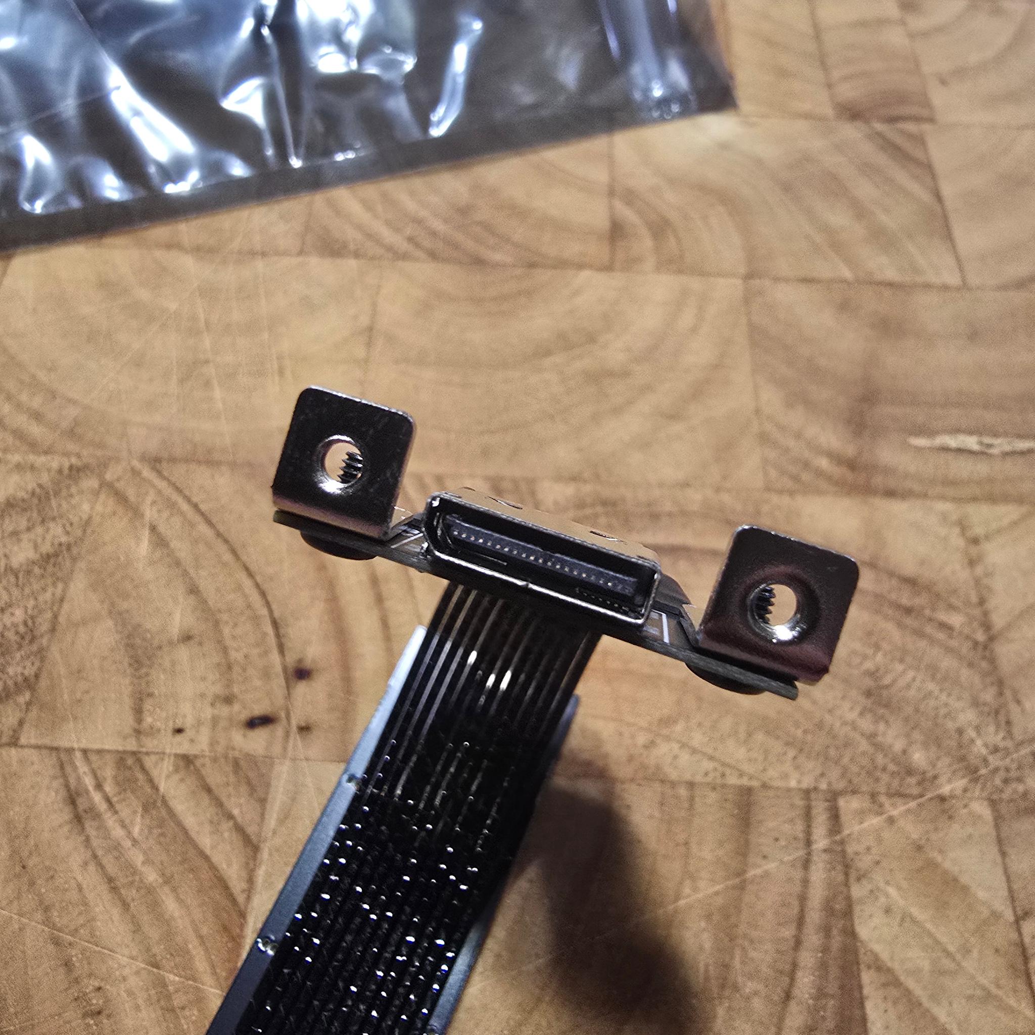 M.2 NVMe M Key to Oculink 4i SFF8611 Extension Cable PCIe4.0 X4 Gen3 4 comp w/ T10 SAS-4 SFF-8612