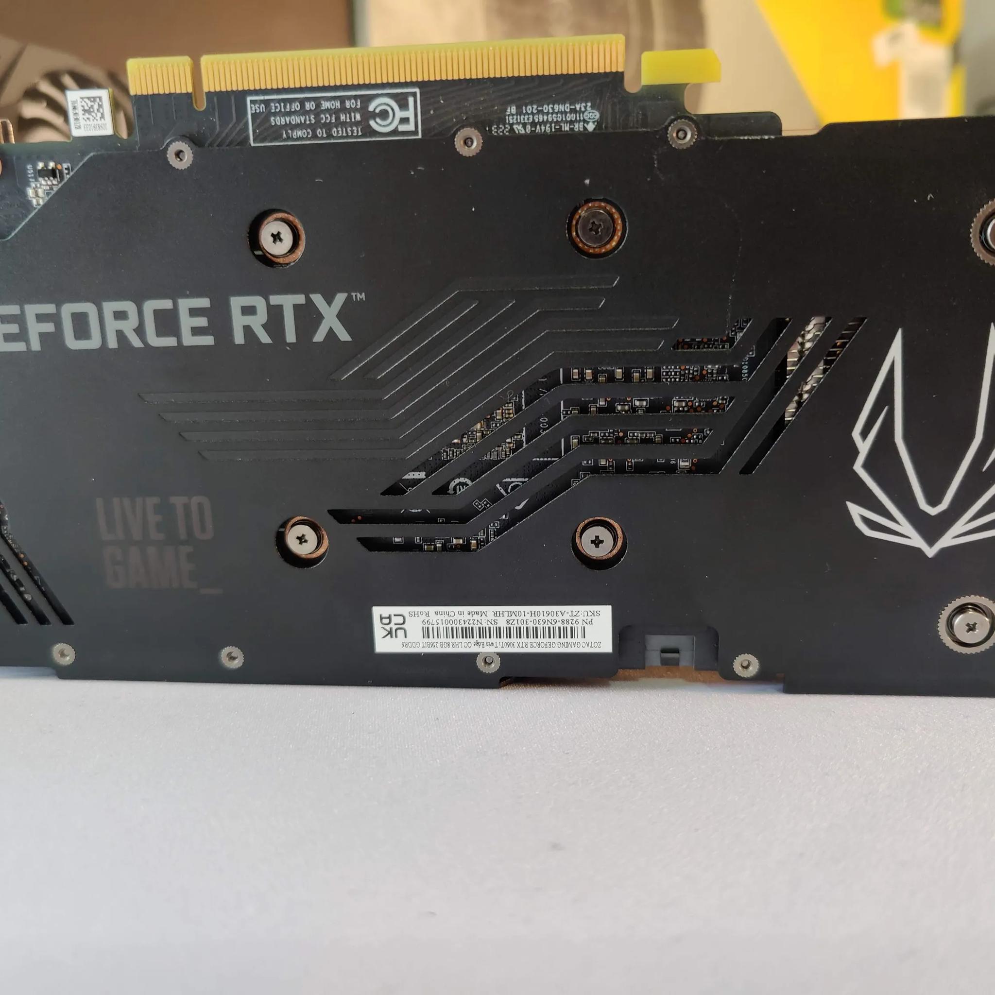 Nvidia GeForce RTX 3060 Ti Zotac OC GPU