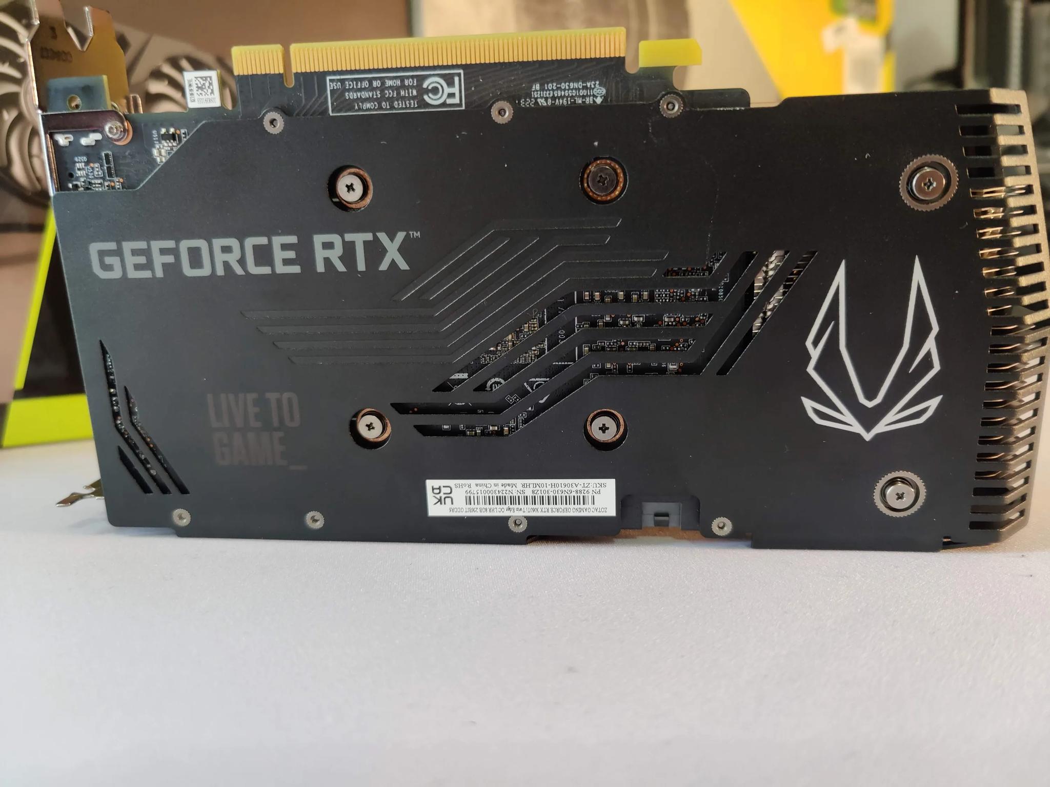 Nvidia GeForce RTX 3060 Ti Zotac OC GPU