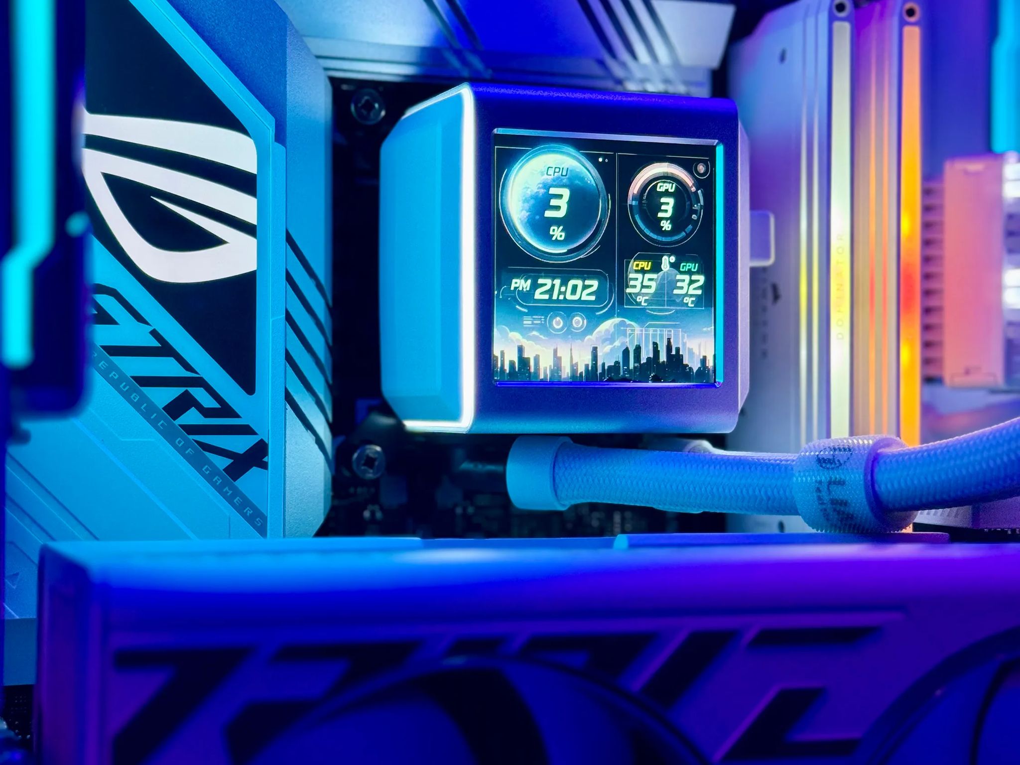 Heaven 🪽 ROG Strix 4090 OC☀️ i9-13900K 24 Cores🌙 Corsair Dominator 32GB RAM✨3TB SSD 📖 1050W WiFi7