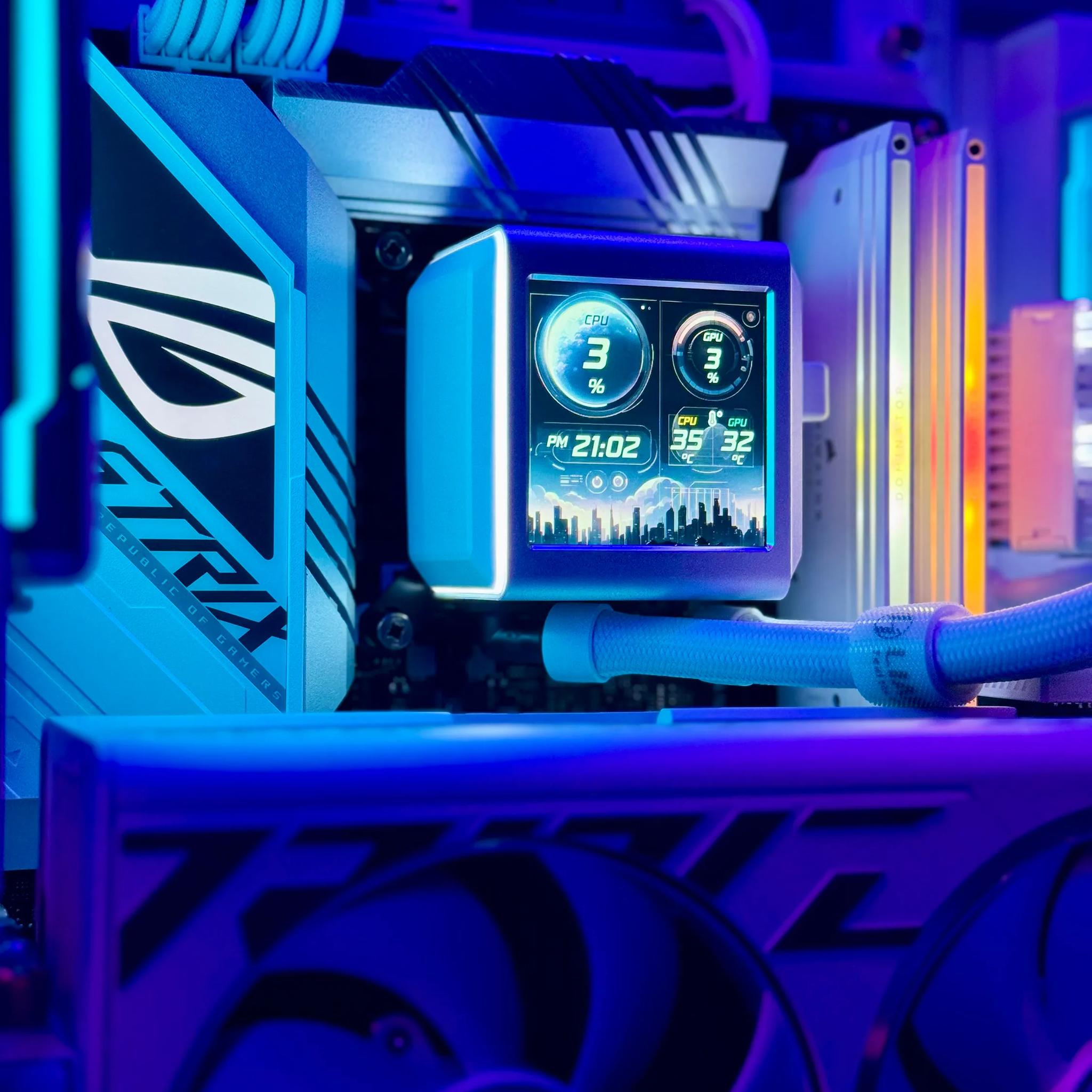 Heaven 🪽 ROG Strix 4090 OC☀️ i9-13900K 24 Cores🌙 Corsair Dominator 32GB RAM✨3TB SSD 📖 1050W WiFi7