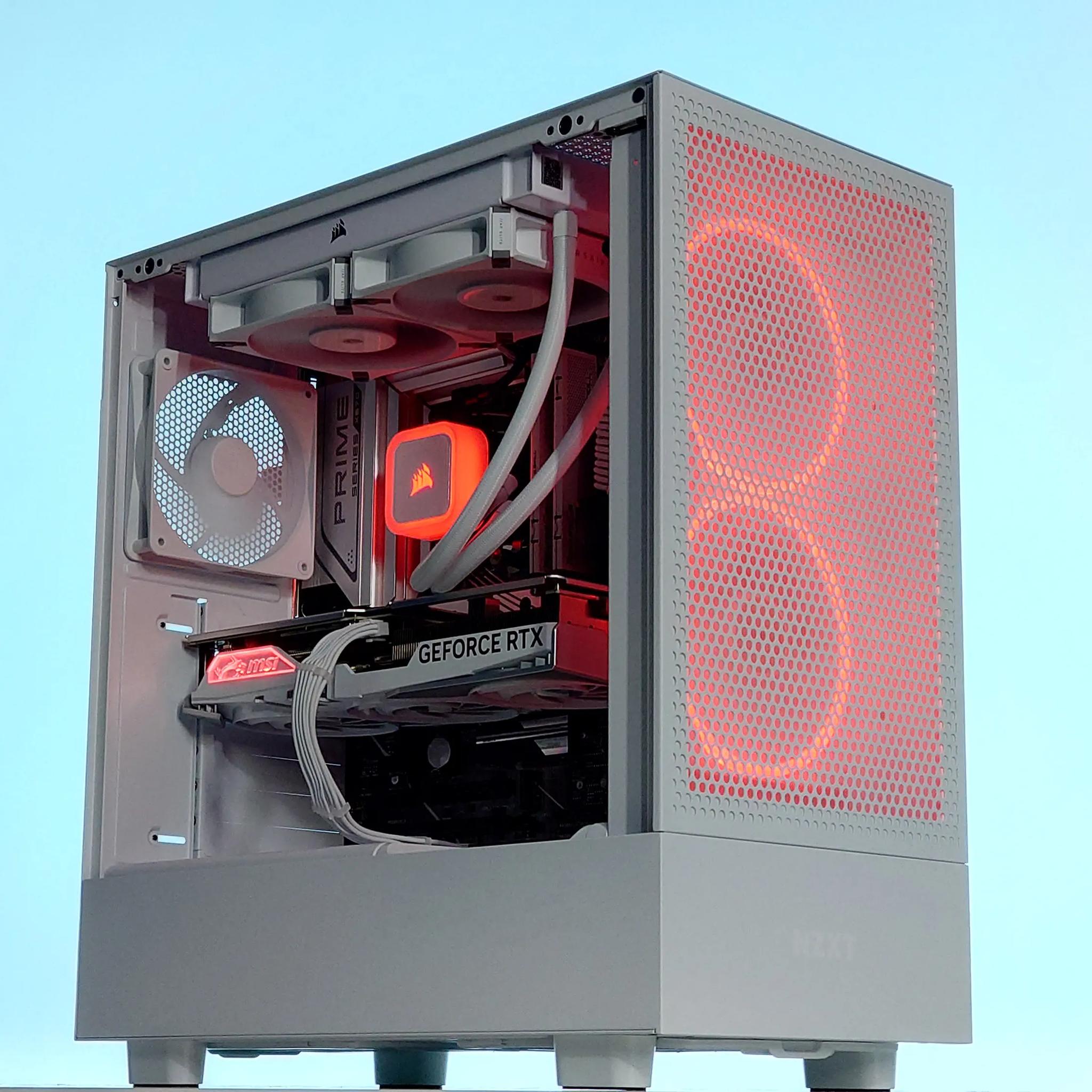 🌬️☃️Extreme Gaming PC❄️Nvidia RTX 4070 Ti 12GB❄️AMD Ryzen 7 7700❄️32GB DDR5❄️1TB NVME