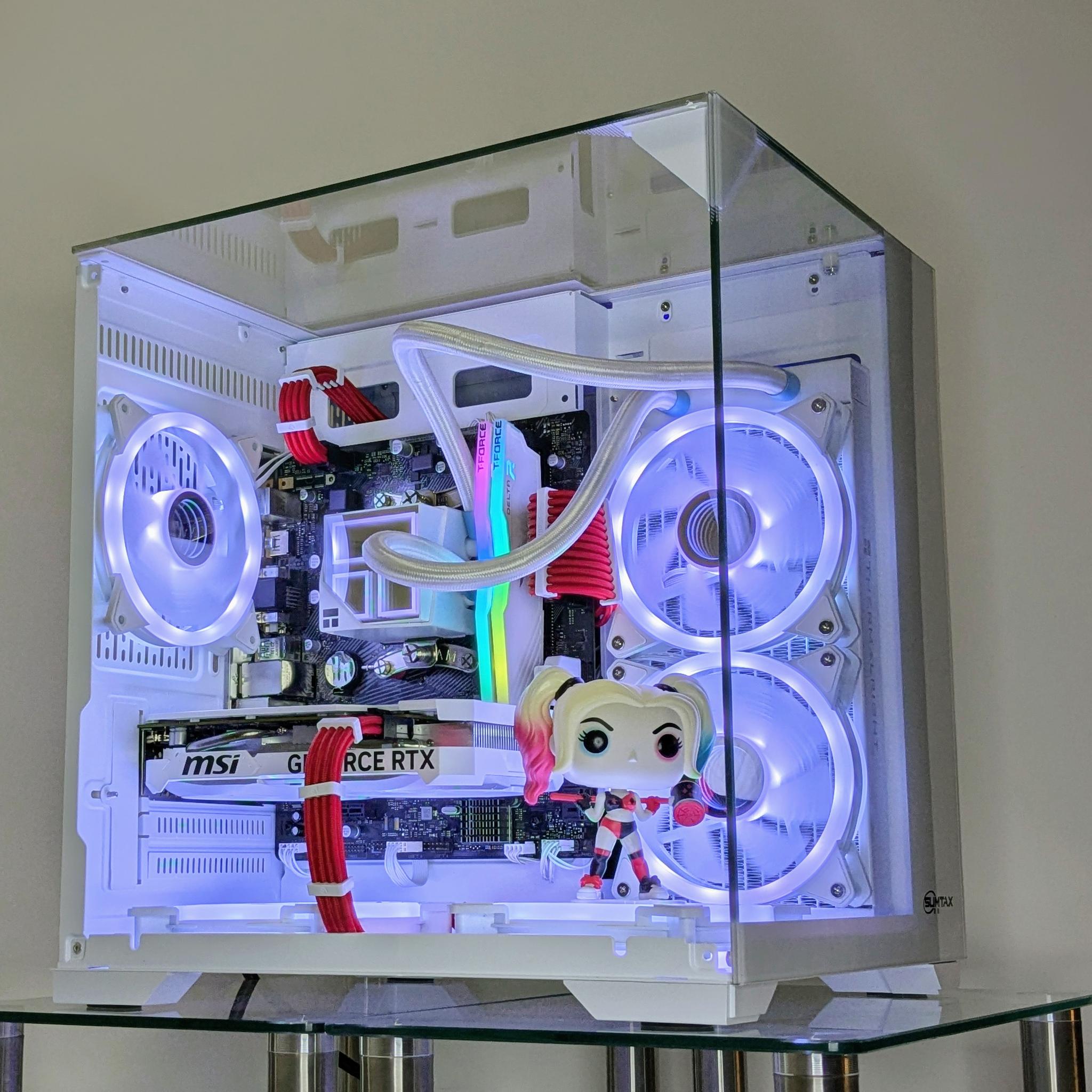 ❤️🤍🖤Harley Quinn♦️♠️RTX 4060❤️Ryzen 5 5600❤️32GB RAM❤️1TB NVMe/PCIE Gen 4.0❤️Windows 11 Pro