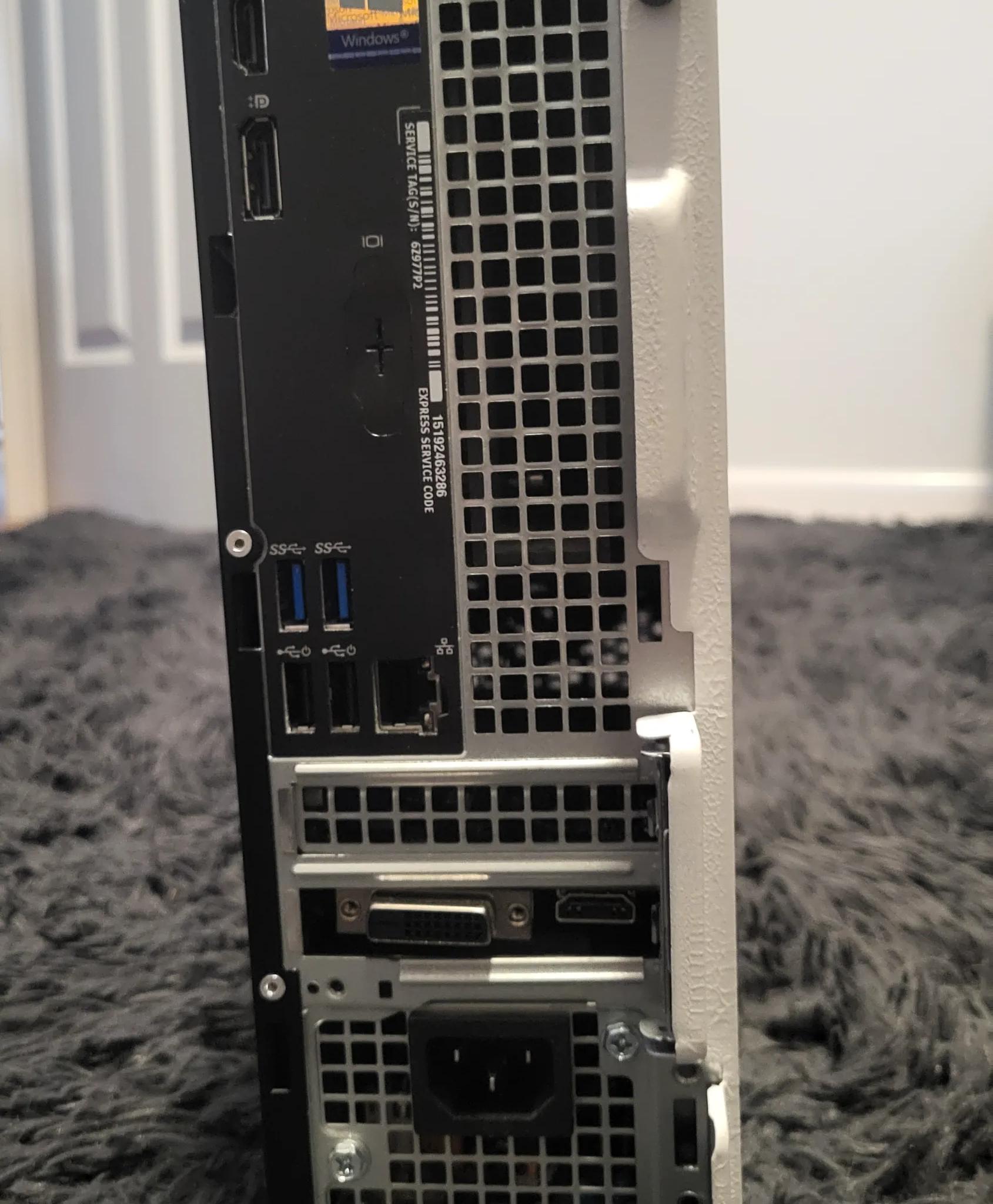 On Sale! $10 Off! Custom Budget Frostbyte White Gaming Computer with Intel i5 7500 & NVidia GT 1030!