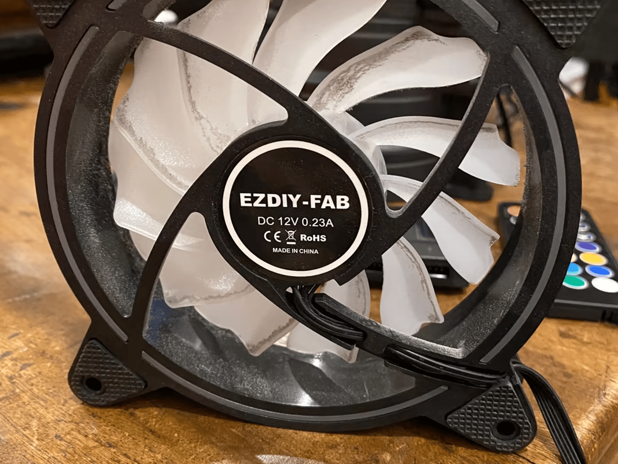 EZDIY RGB 6-Pack Case Fans w/Hub & Controller