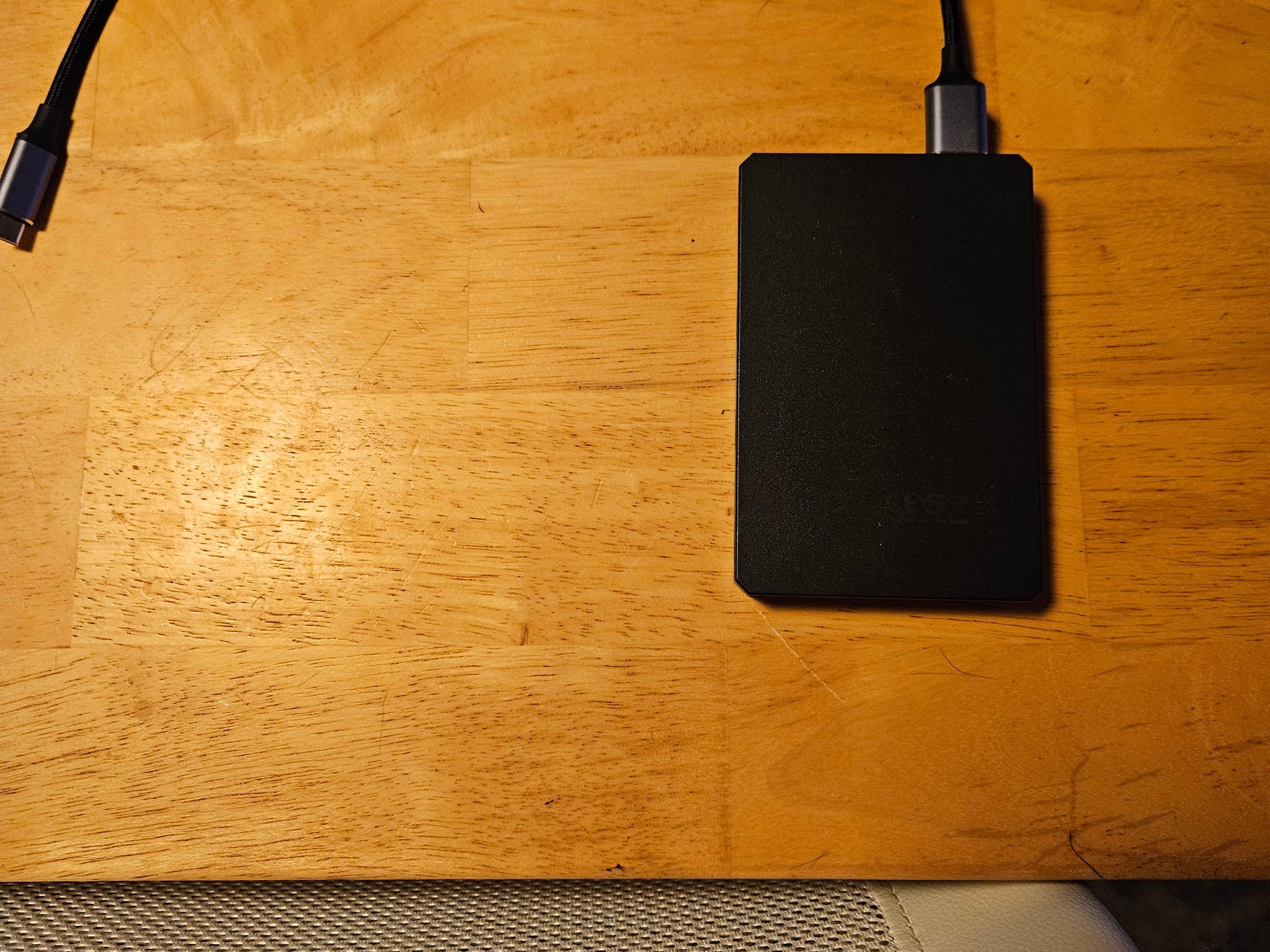 Eaget 1TB Backup HDD with 2 512 HDD's stacked in an Enclosure