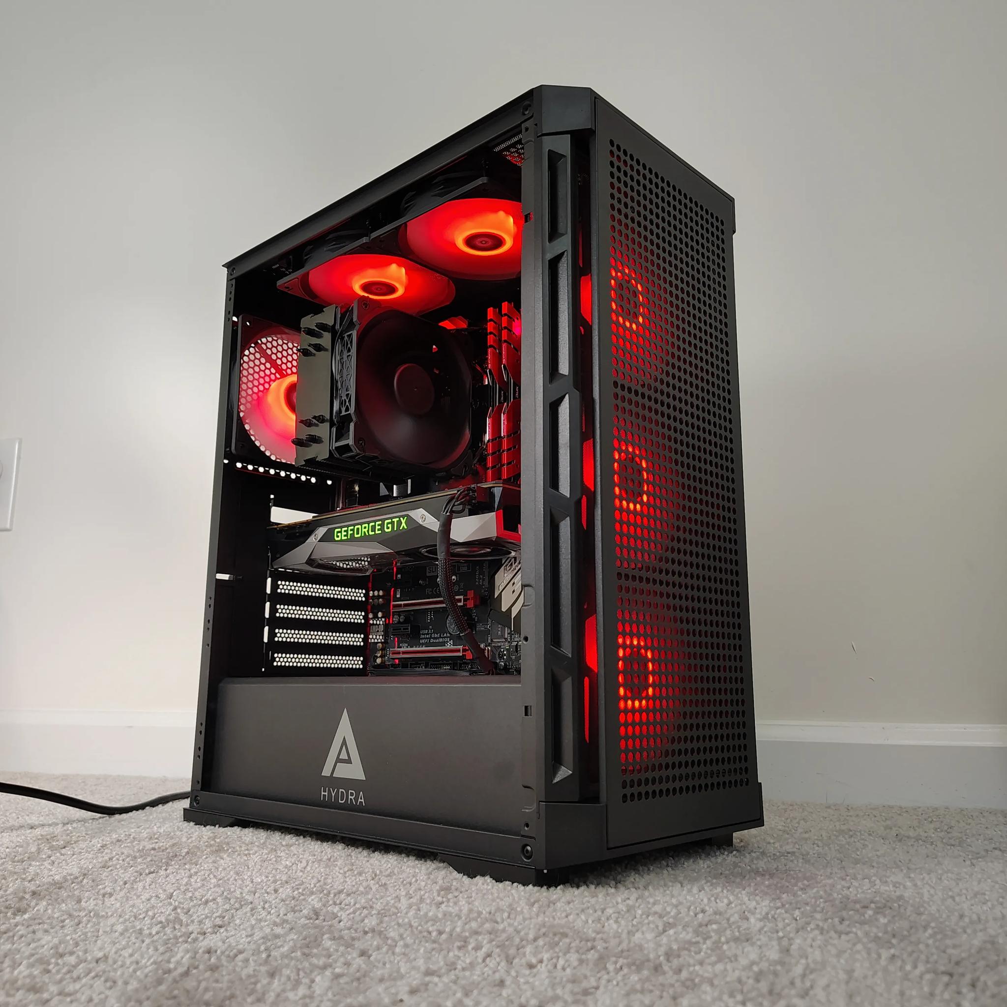 [SALE-$30 OFF]𝓕𝓞𝓤𝓝𝓓𝓡𝓨| GTX 1070 FE, i7-6700k, 16GB RAM, 1TB SSD Gaming PC 1440p - GLACIAL