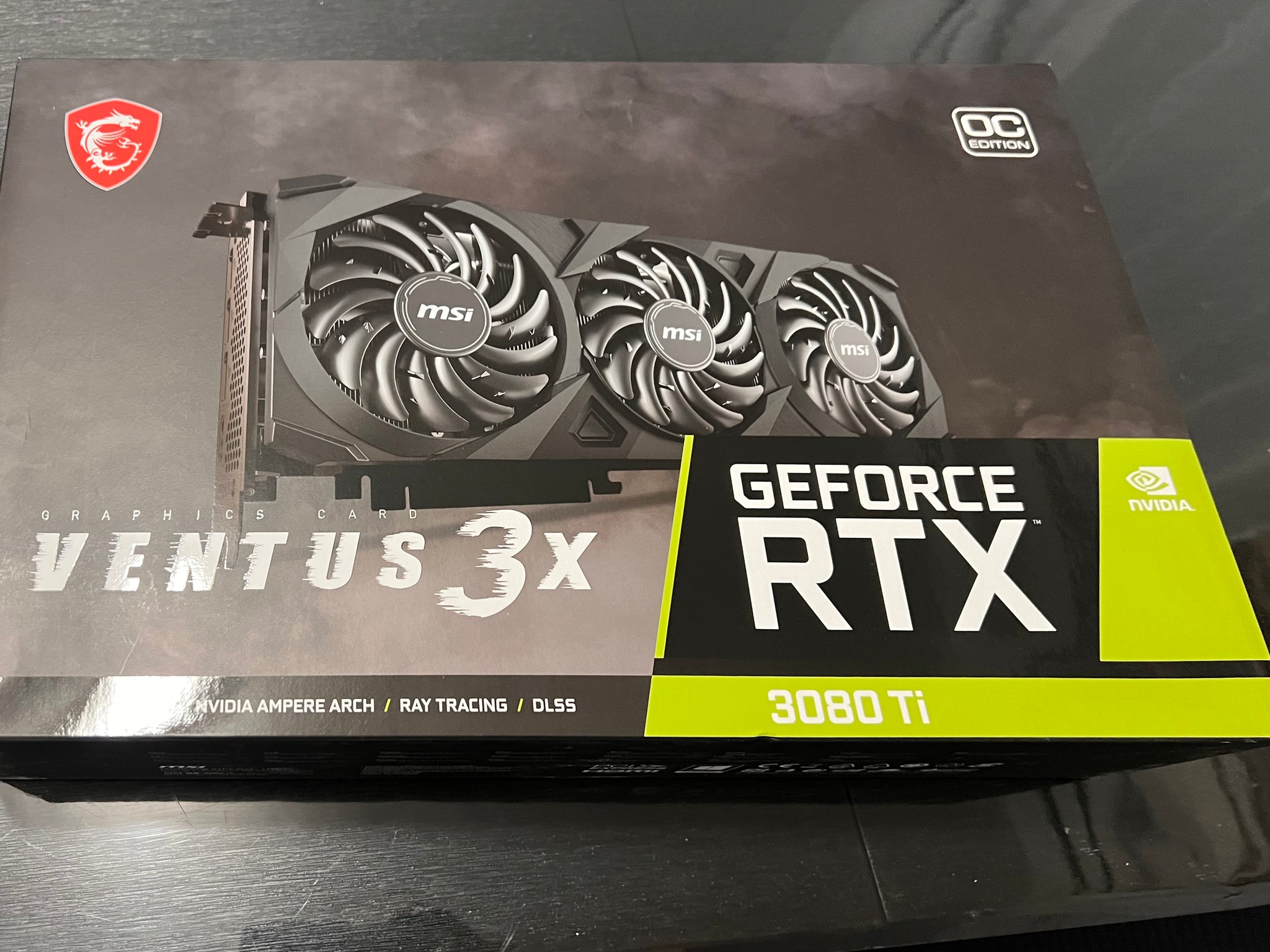 MSI - 3080TI - NVIDIA GeForce RTX 3080 Ti Ventus 12GB OC - USED LIKE NEW