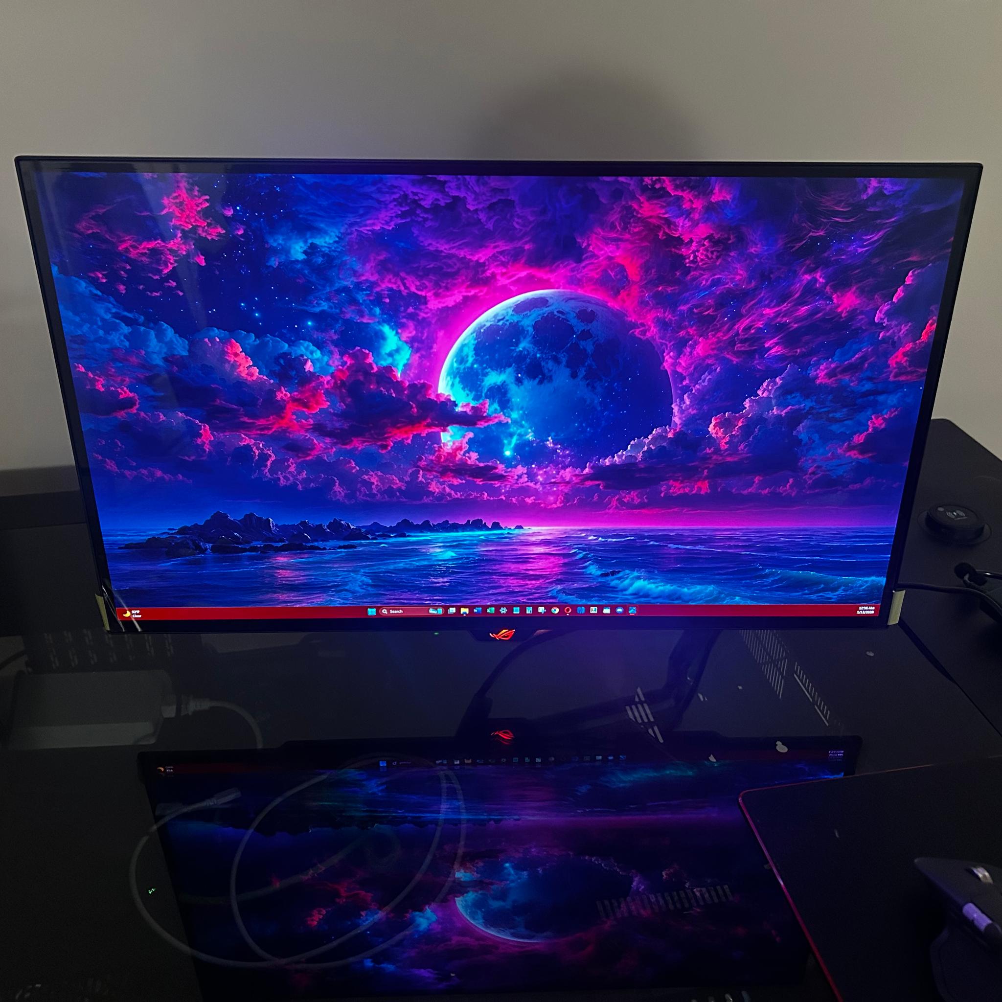 ASUS ROG 27” OLED (240hz) (2560x1440) Screen Protector Still Attached! (PG27AQDM)