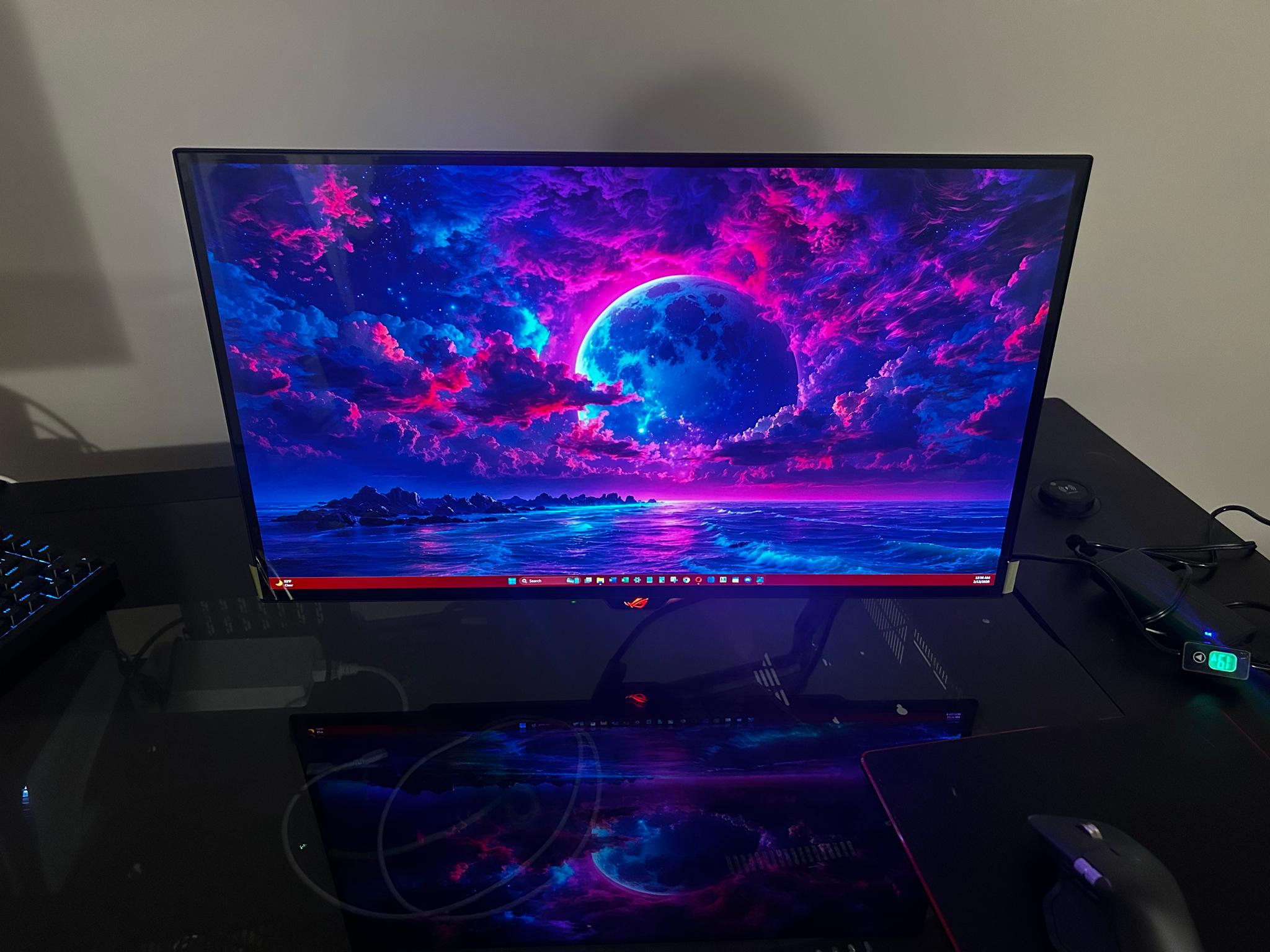 ASUS ROG 27” OLED (240hz) (2560x1440) Screen Protector Still Attached! (PG27AQDM)