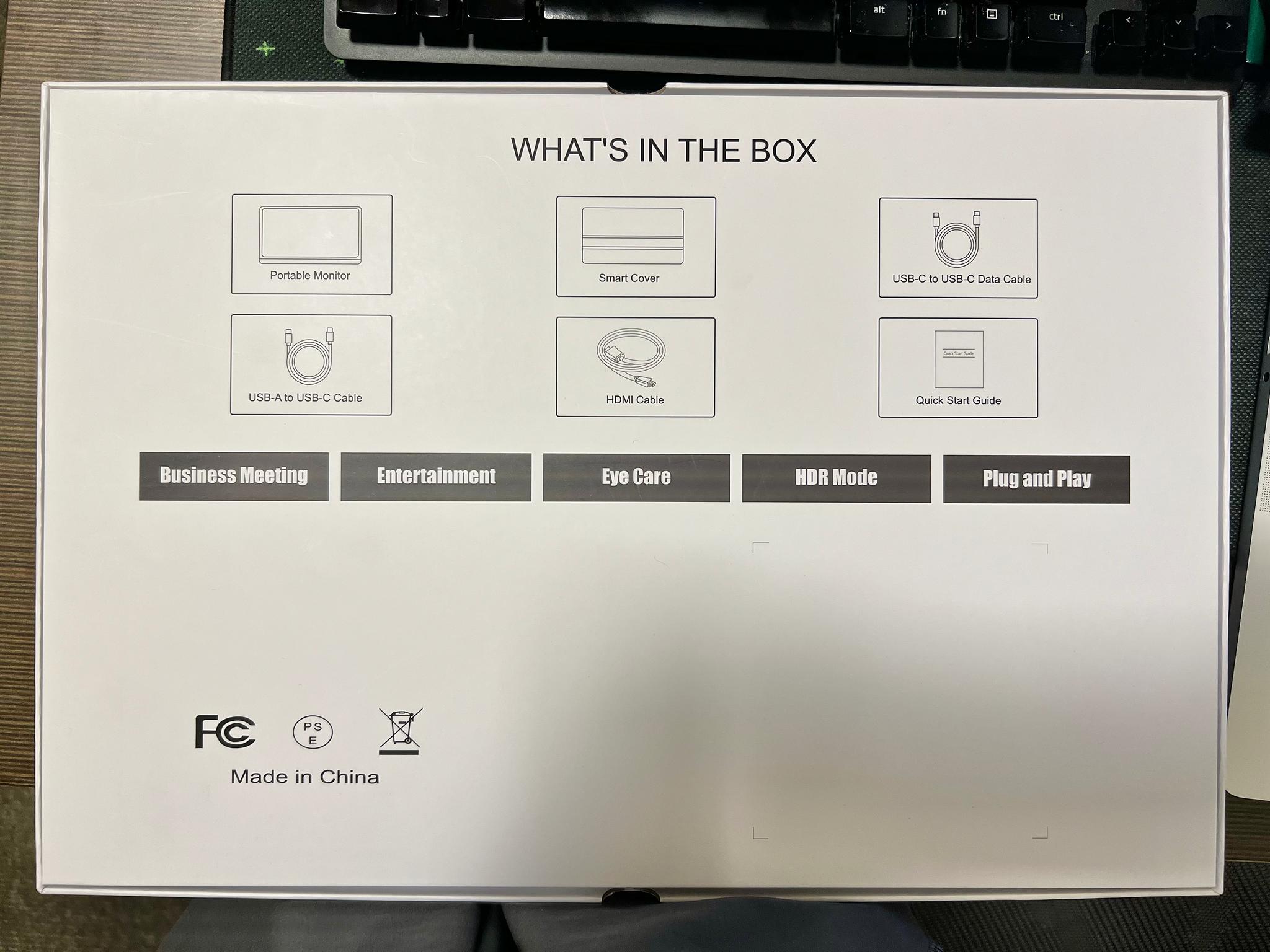 CNBANAN 16.1" Portable 1080P IPS 144Hz Gaming Monitor