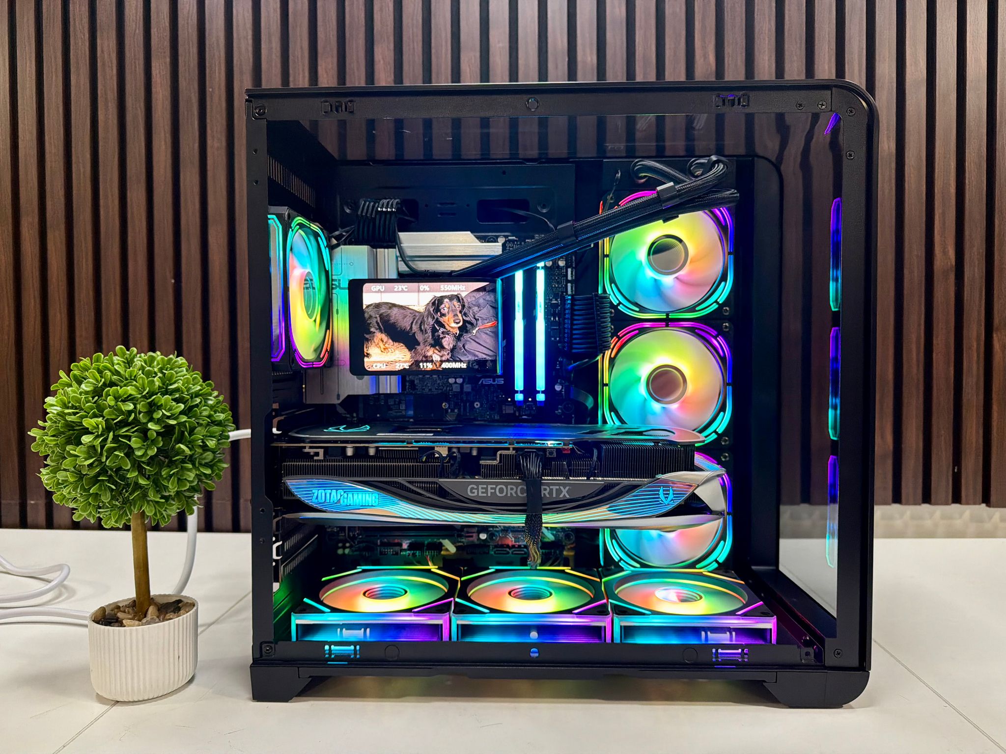 RTX 4080 | Intel Ultra 9 285k | 32GB DDR5 | 2TB M.2 | 1000 Watt Gold PSU | LCD AIO