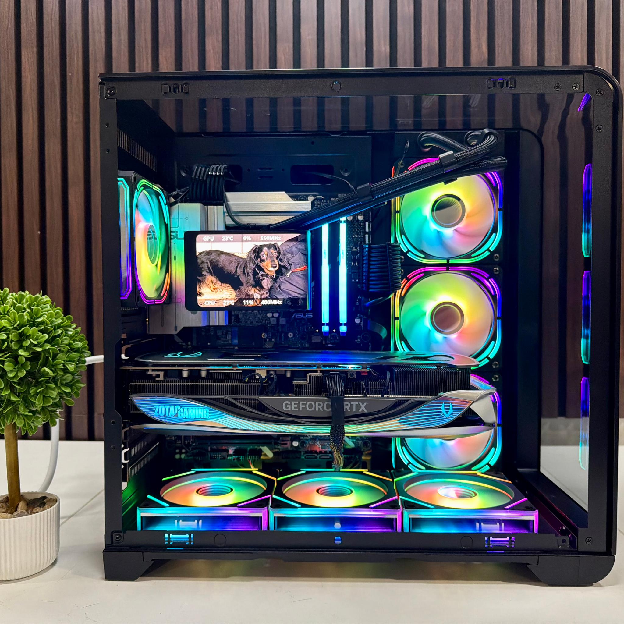 RTX 4080 | Intel Ultra 9 285k | 32GB DDR5 | 2TB M.2 | 1000 Watt Gold PSU | LCD AIO
