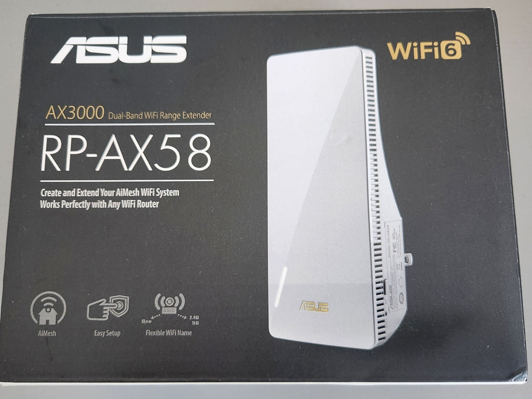 Asus RP-AX58 AX3000 WiFi 6 extender for AI Mesh gaming routers