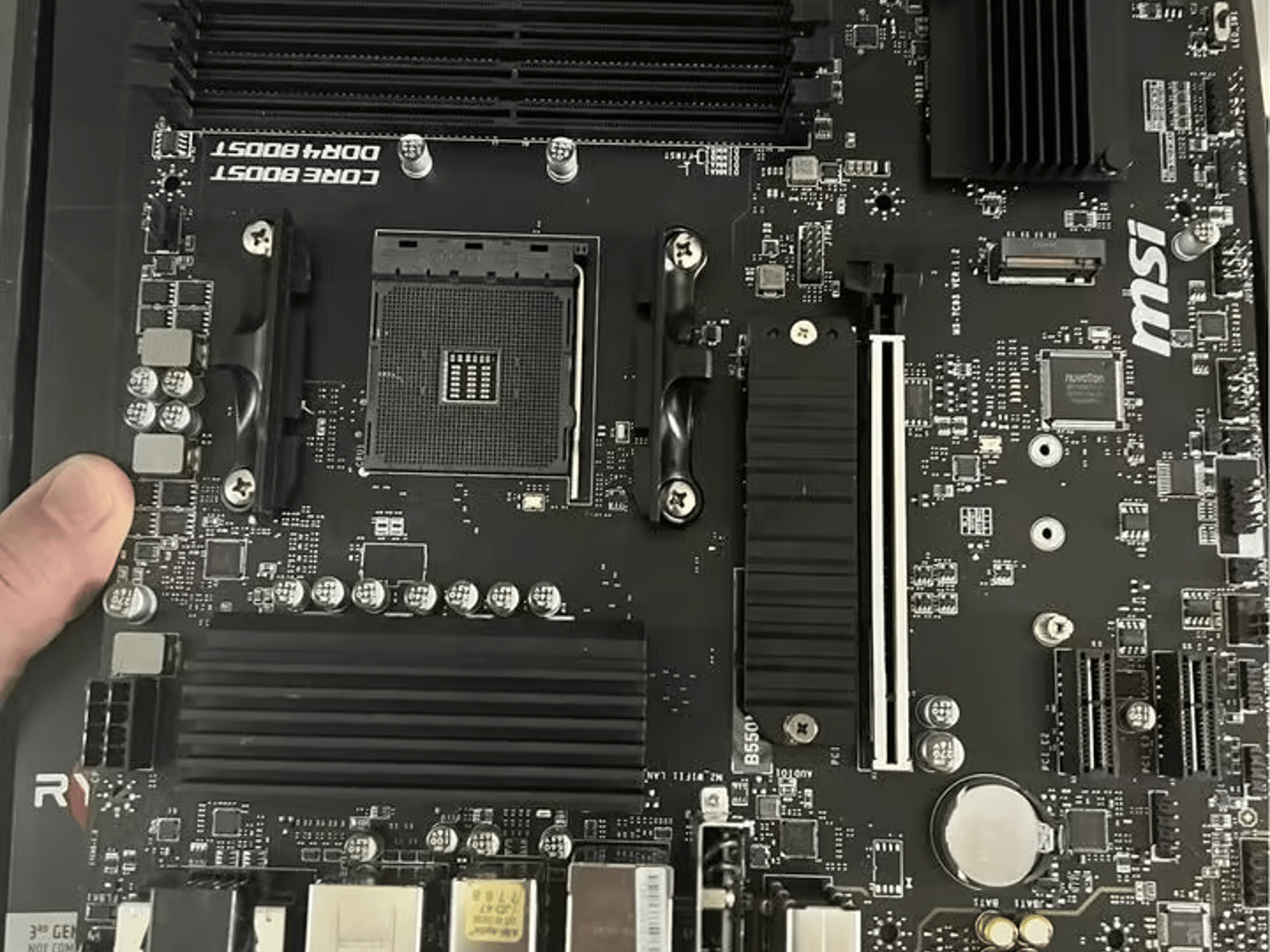 B550 MATX Motherboard with WiFi - 5000 Series Ready