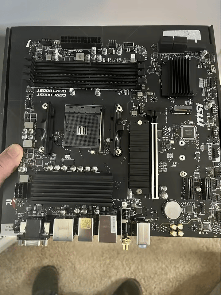 B550 MATX Motherboard with WiFi - 5000 Series Ready