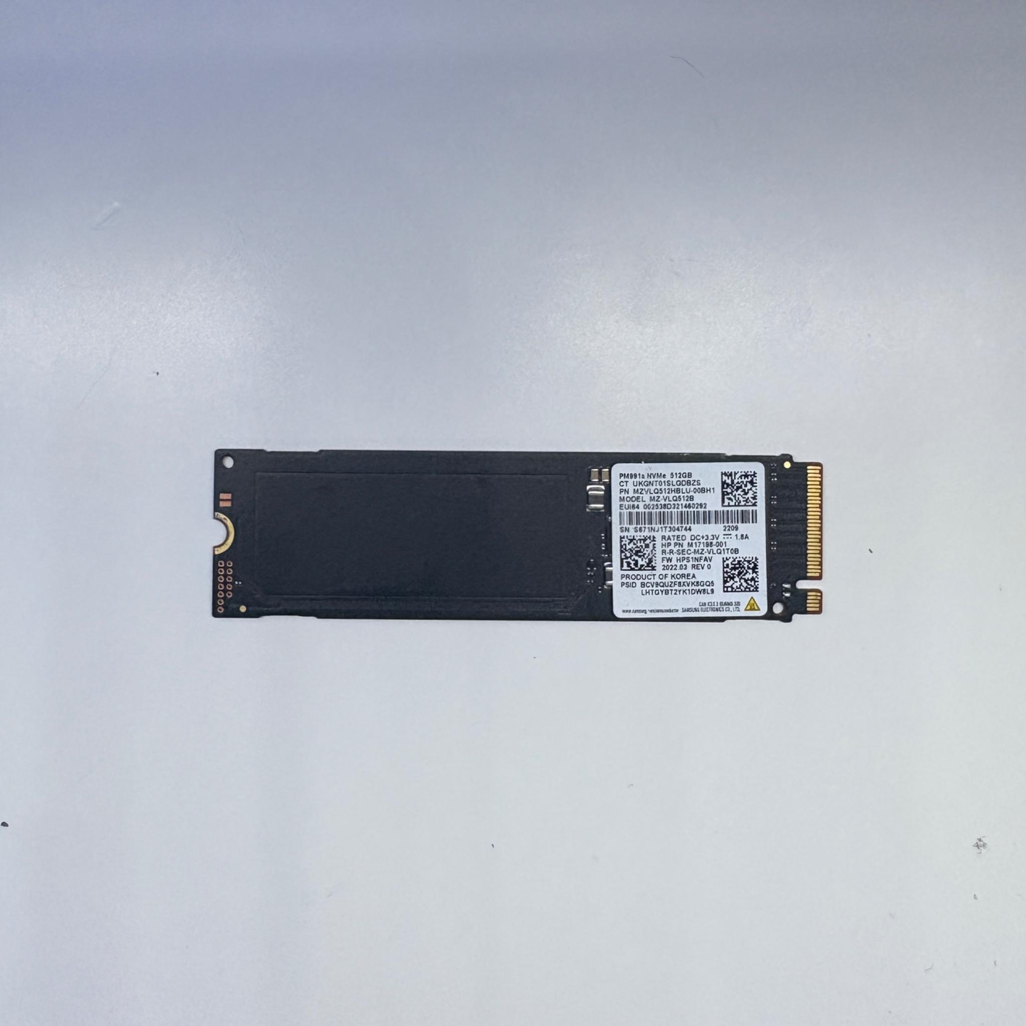 SALE! Samsung 512GB NVMe -  Speed & Health w/ Benchmarks!