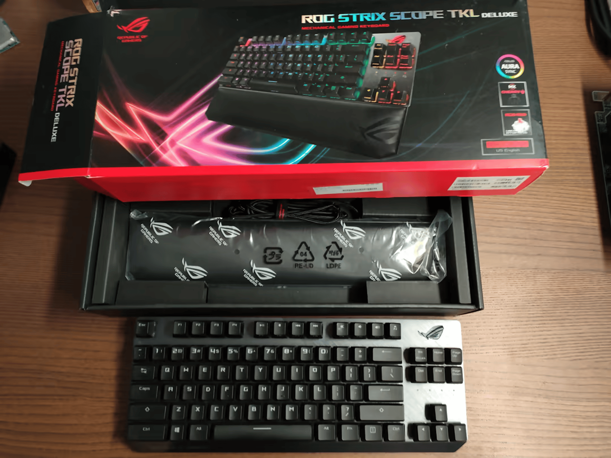 Asus ROG Strix Scope TKL Deluxe | Cherry MX Red Switches