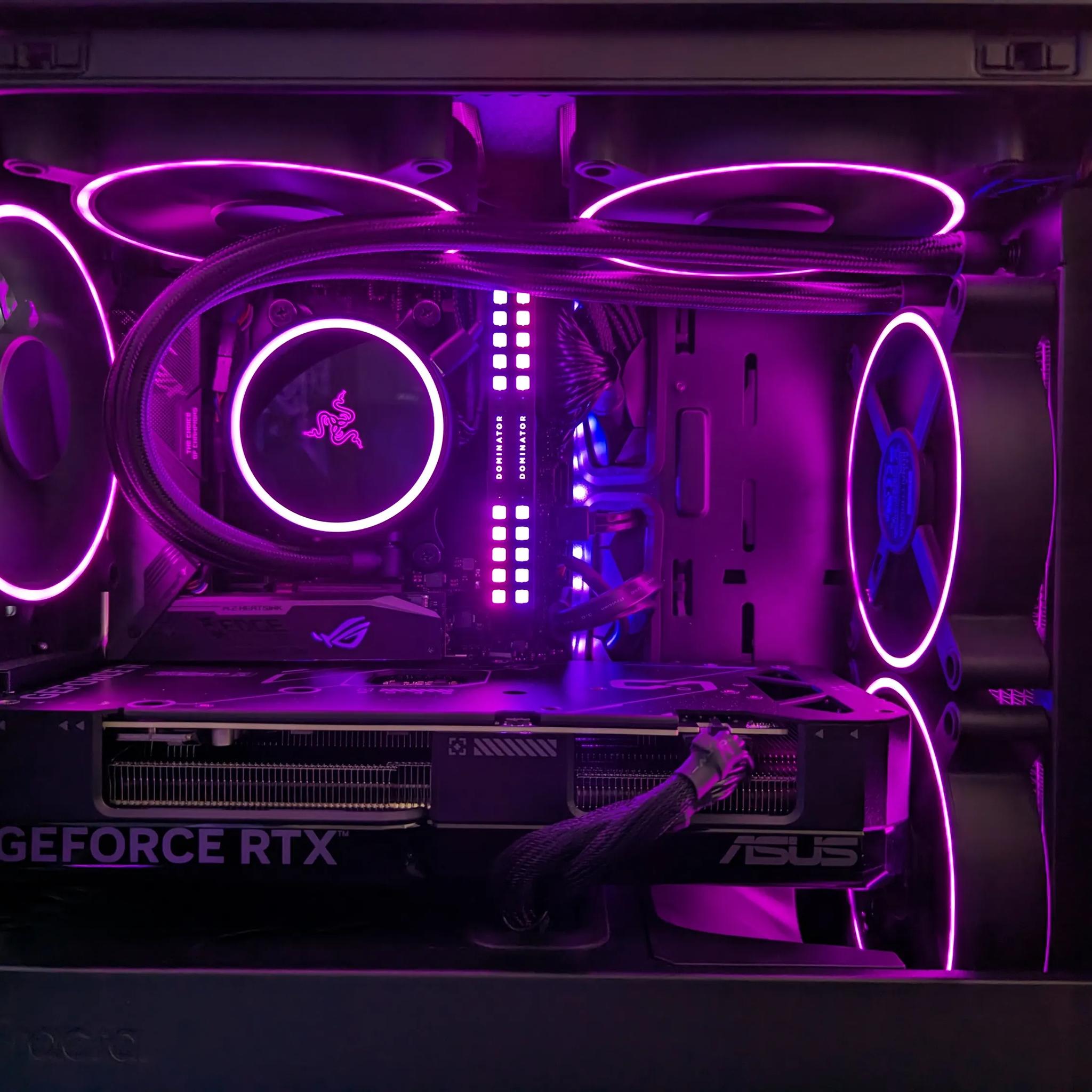 Enthusiast Grade Gaming Powerhouse: Ryzen 5800X + RTX 4070 - Sleek Design, Max Performance!