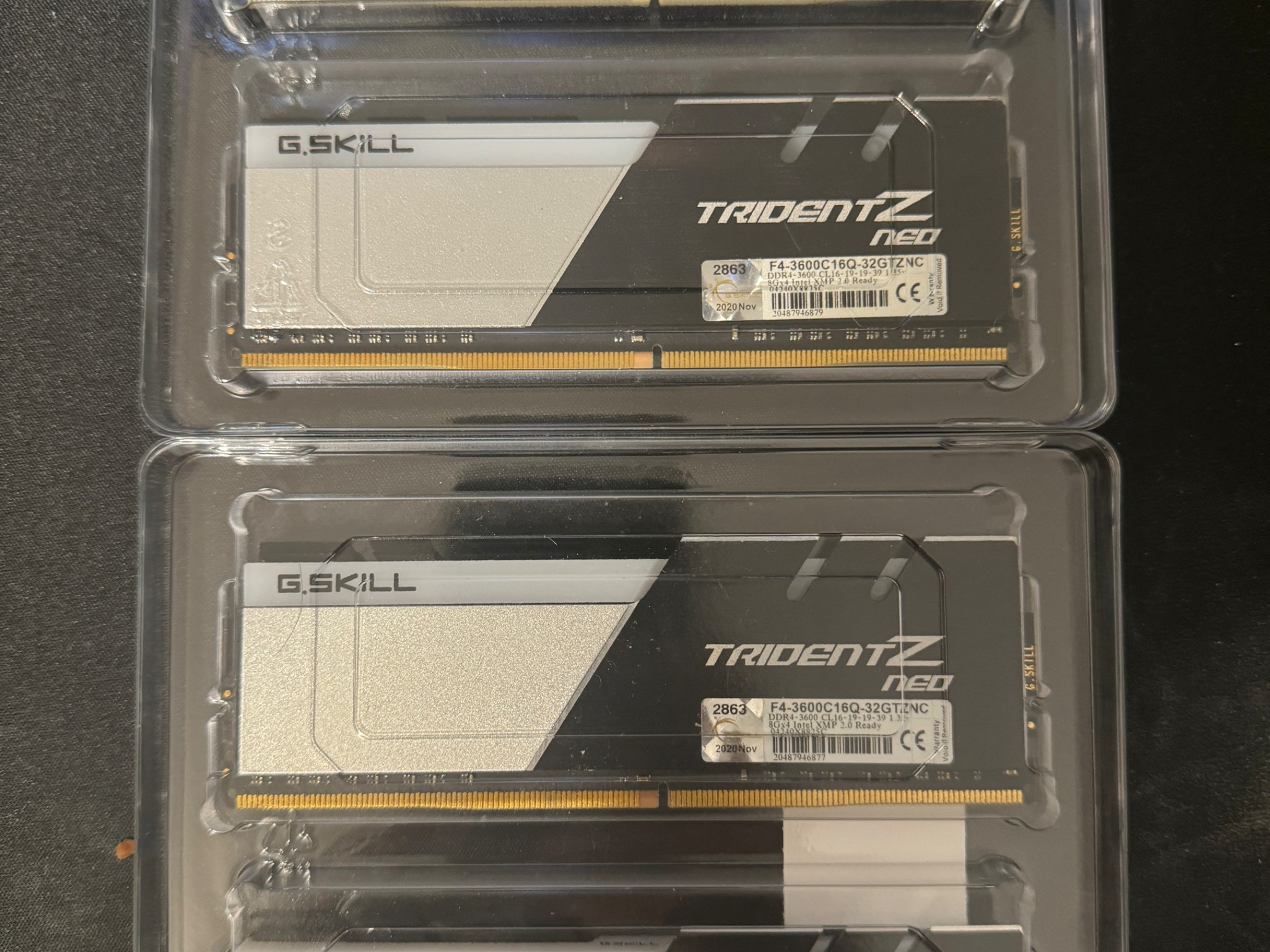 G.Skill TridentZ Neo 32GB (8x4) 3600Mhz CL16