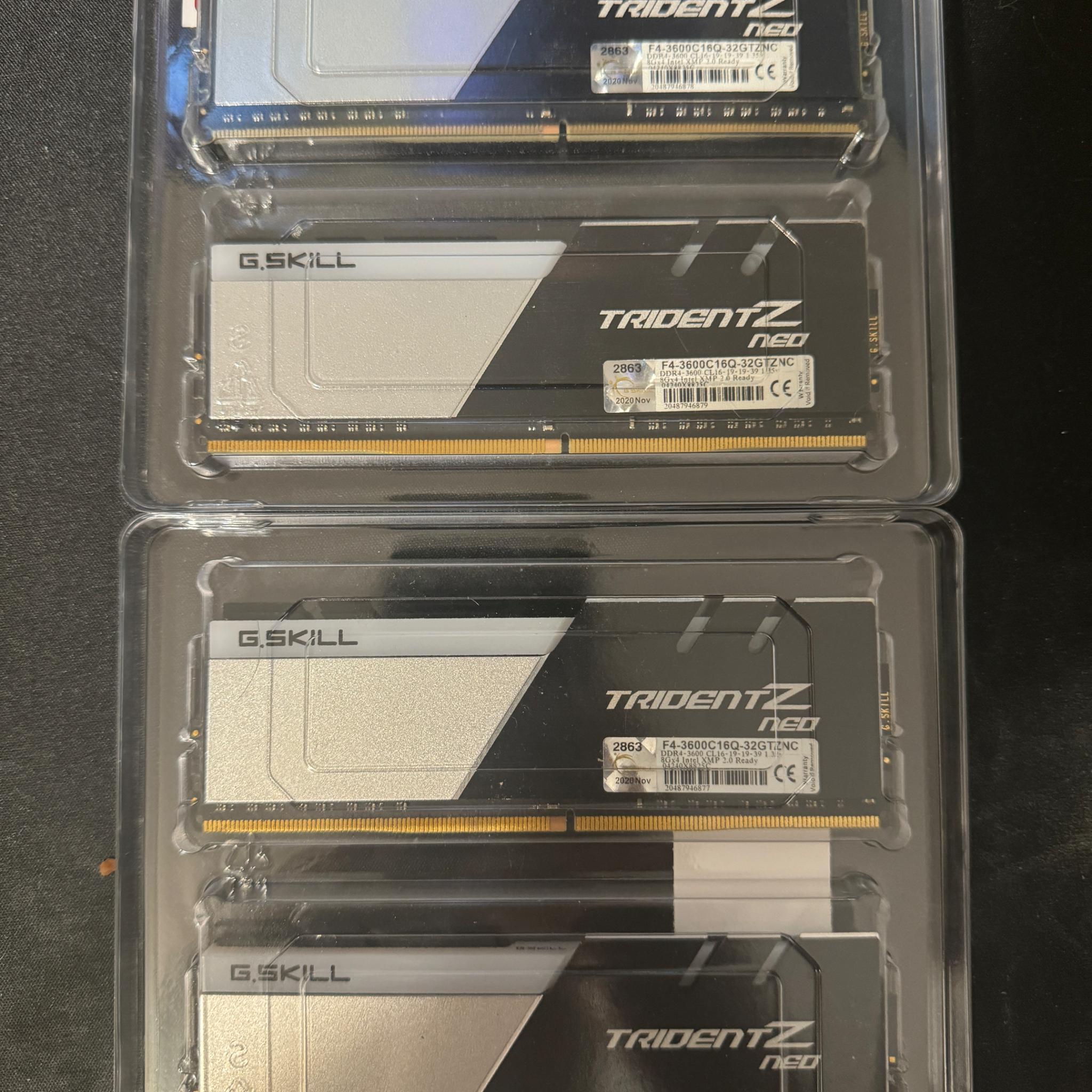 G.Skill TridentZ Neo 32GB (8x4) 3600Mhz CL16