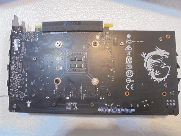 MSI GTX 1650 Gaming Super X